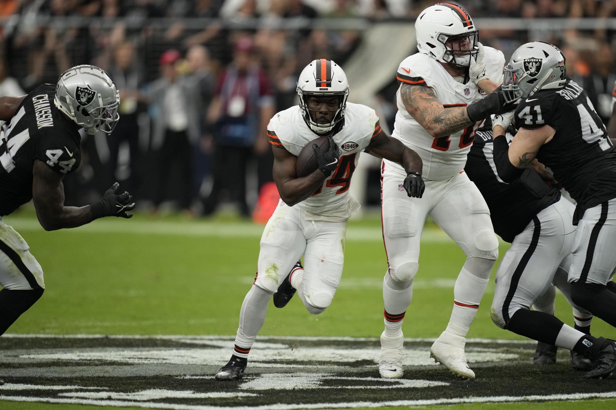 $!Jerome Ford puede brillar antes del regreso de Nick Chubb, enfrentando a una defensiva débil de Washington.