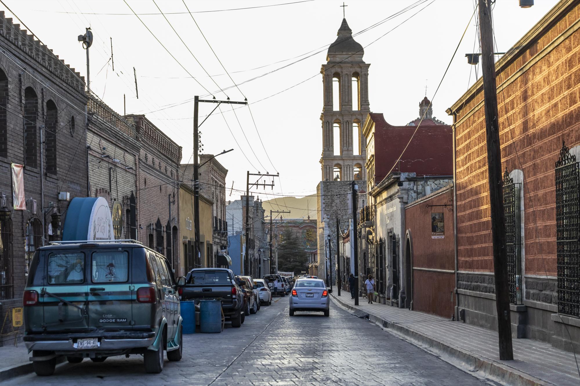 $!Vista actual de la calle Benito Juárez hacia el poniente
