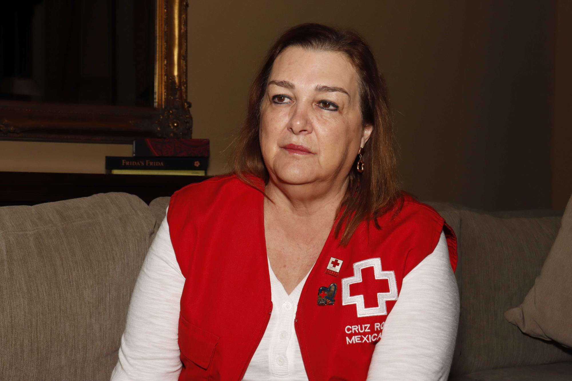$!“Nadie es tan rico como para no necesitar a la Cruz Roja, ni tan pobre como para no apoyar”, dice Raquel Torres, coordinadora local de Damas Voluntarias de la Cruz Roja.