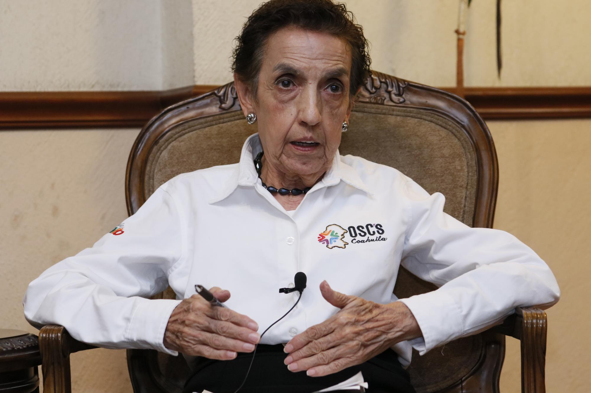 $!Refugio Gutiérrez aseguró a VANGUARDIA que los ingresos de la edición 2023 de la Feria Saltillo se encuentran en cuatro cuentas bancarias, de las que ella no puede disponer sin una segunda firma.