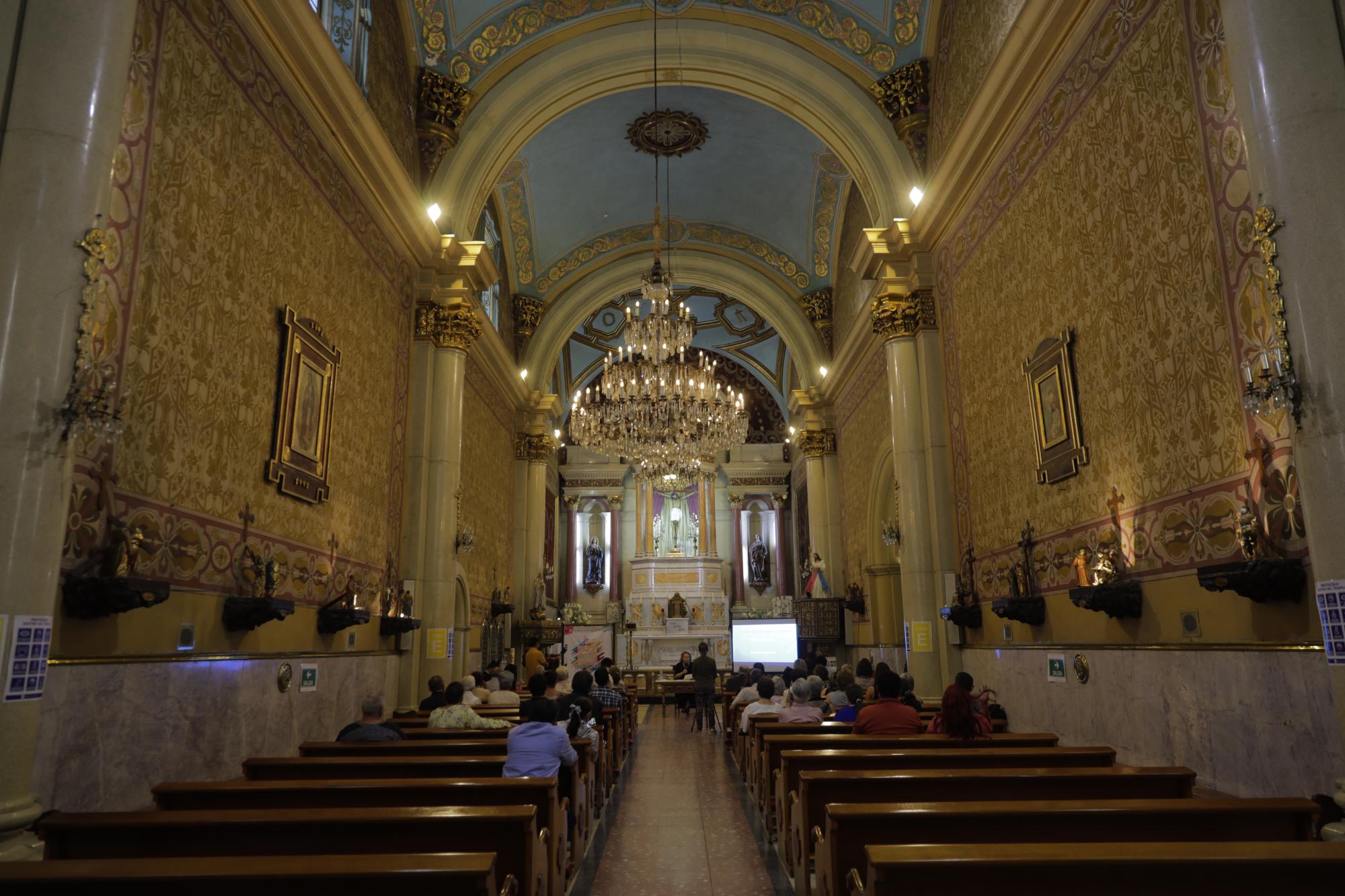 $!Interior de la Capilla del Santo Cristo en Saltillo.