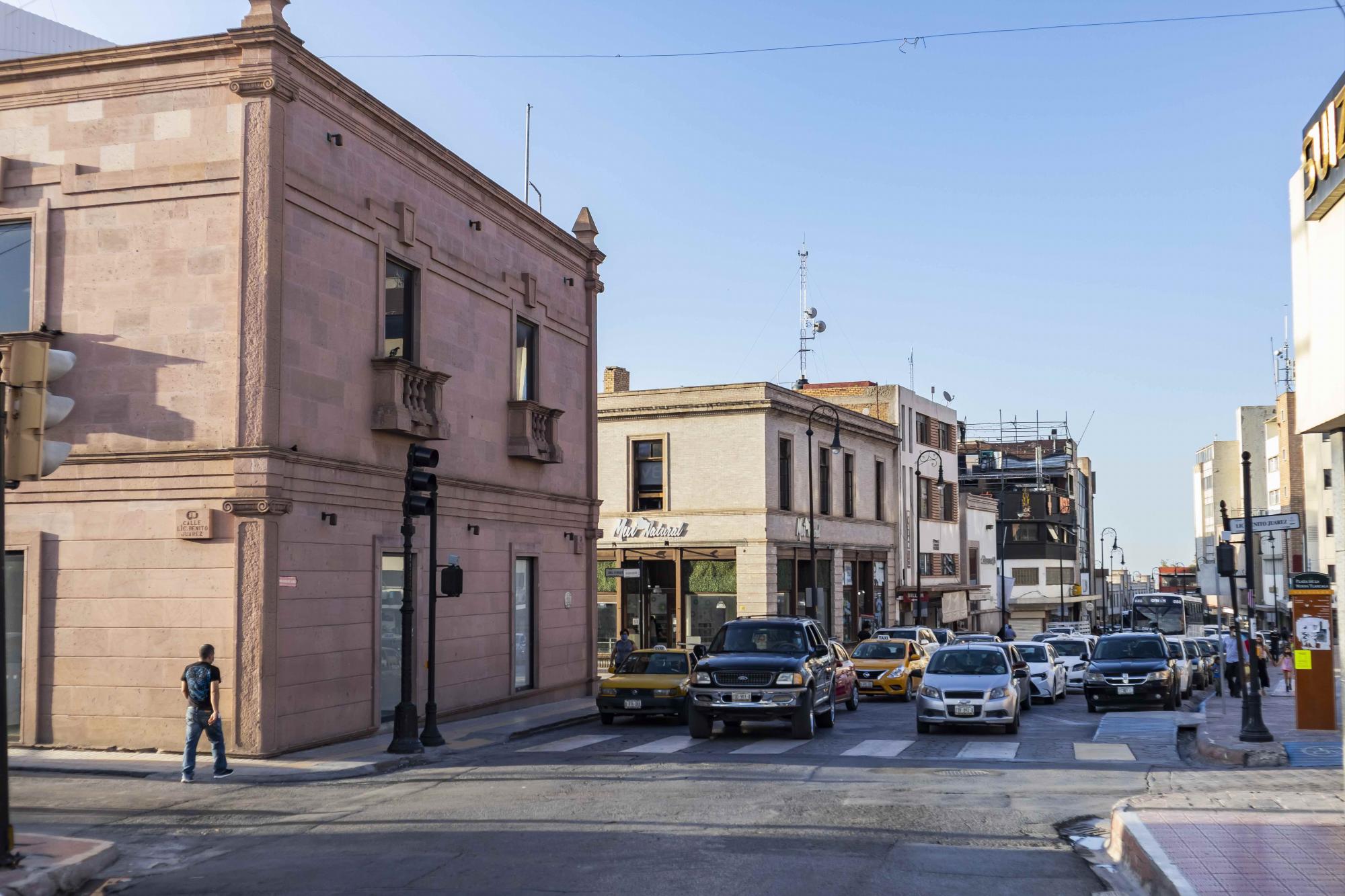 $!Vista actual de la calle Ignacio Allende desde Benito Juárez