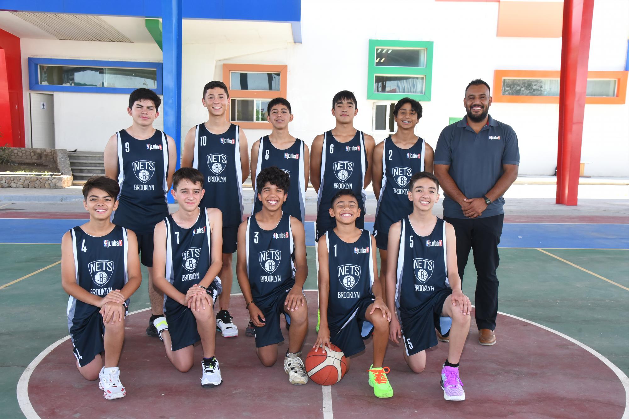 $!Equipo representativo de MYP en la liga Jr. NBA, torneo nacional celebrado en Guadalajara, siendo el único colegio de todo Coahuila en participar.