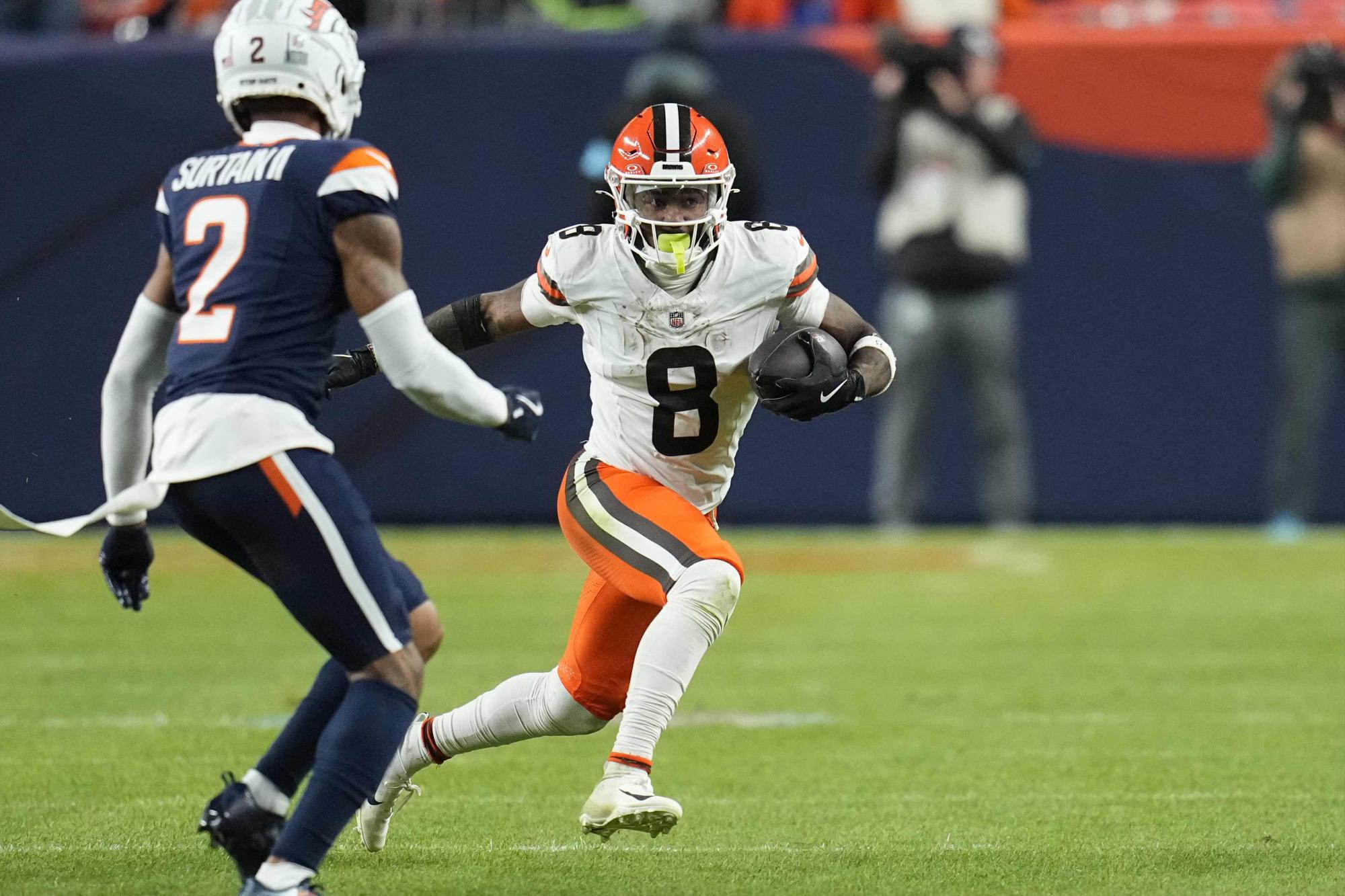 $!Elijah Moore consolida su rol como receptor confiable para los Browns, especialmente en Fantasy.