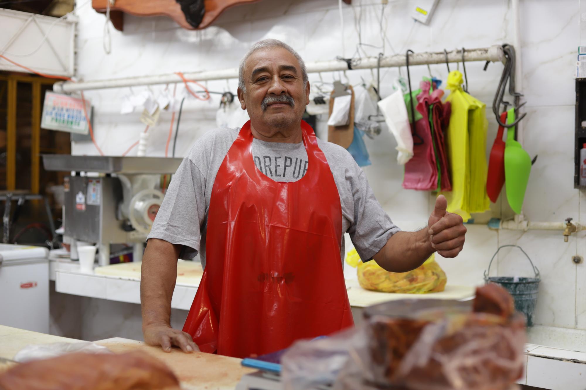 $!Las carnicerías en el Mercado Juárez son toda una tradición.