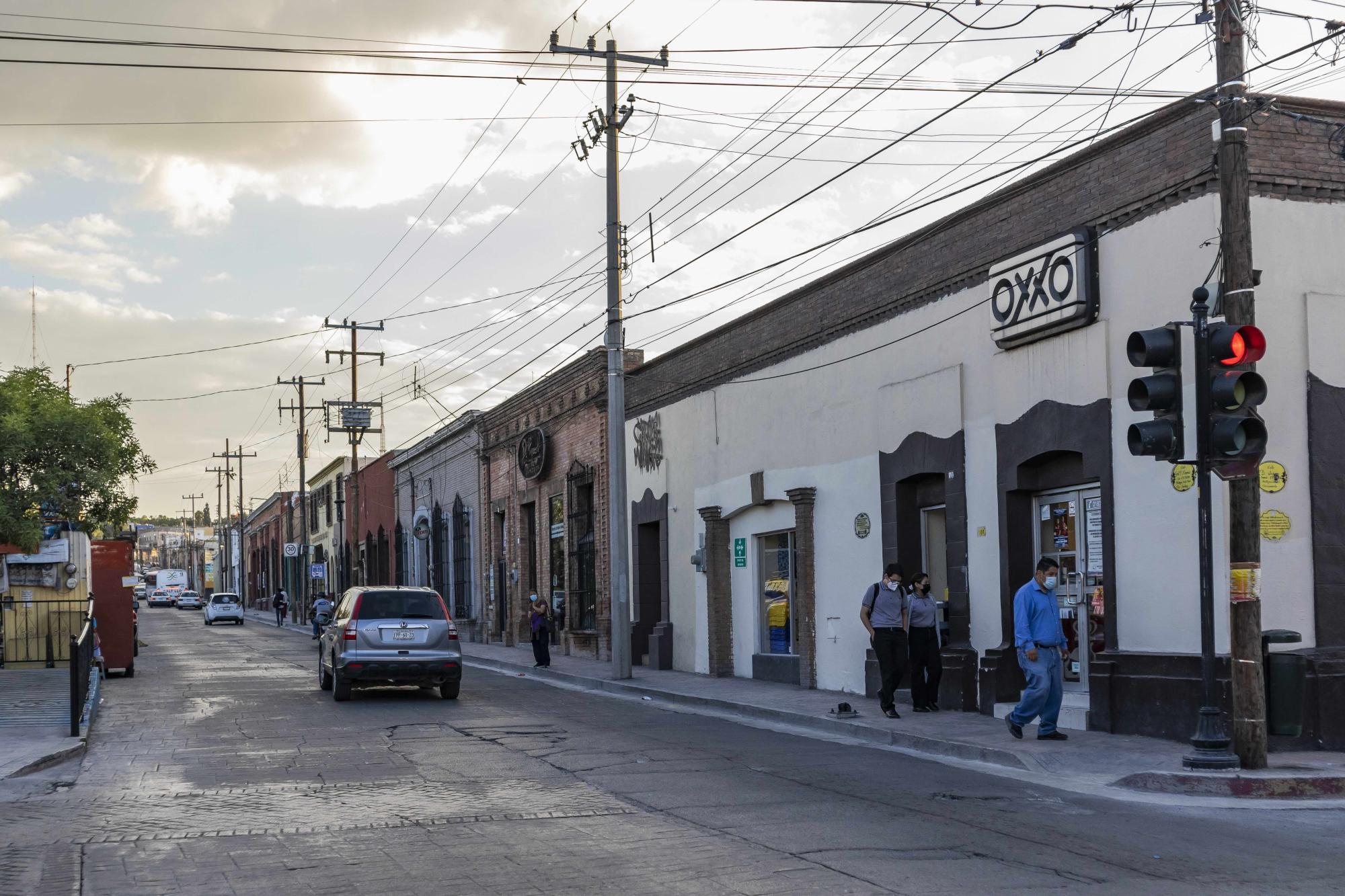 $!Vista actual de calle Victoriano Cepeda desde Benito Juárez