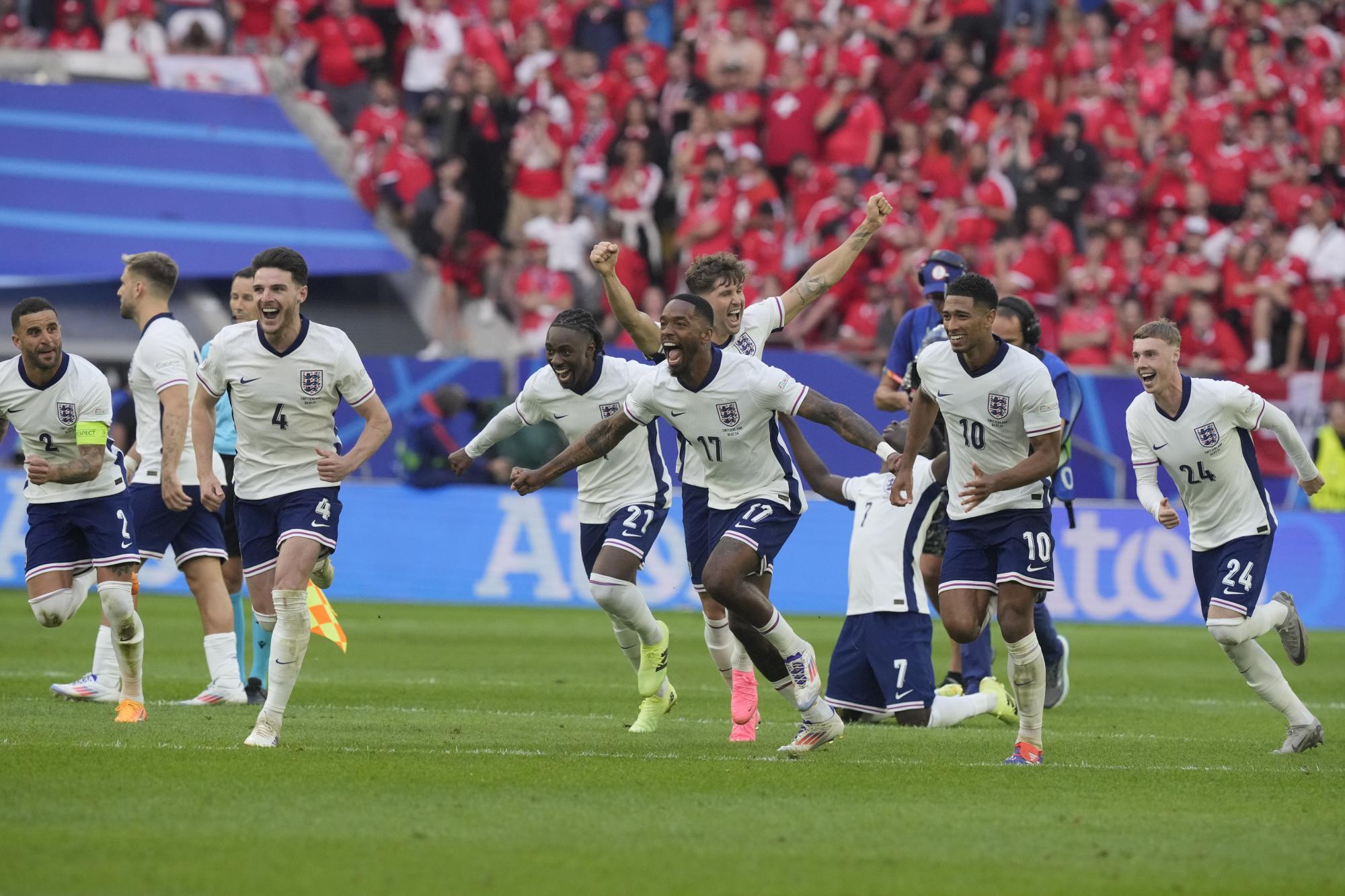 $!Tres años después de perder la Final de la Eurocopa en por penales, Inglaterra superó a Suiza por la misma vía para alcanzar las semifinales de la edición de 2024.