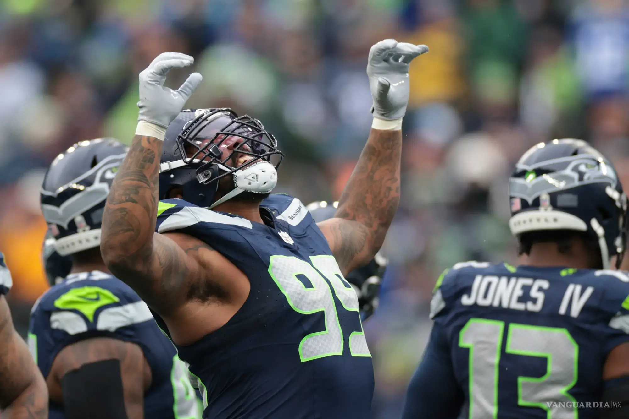 $!La defensiva de Seahawks de Seattle permitió solo 17.2 puntos por juego y llega como su mayor fortaleza al Super Bowl LX ante Patriots de Nueva Inglaterra.