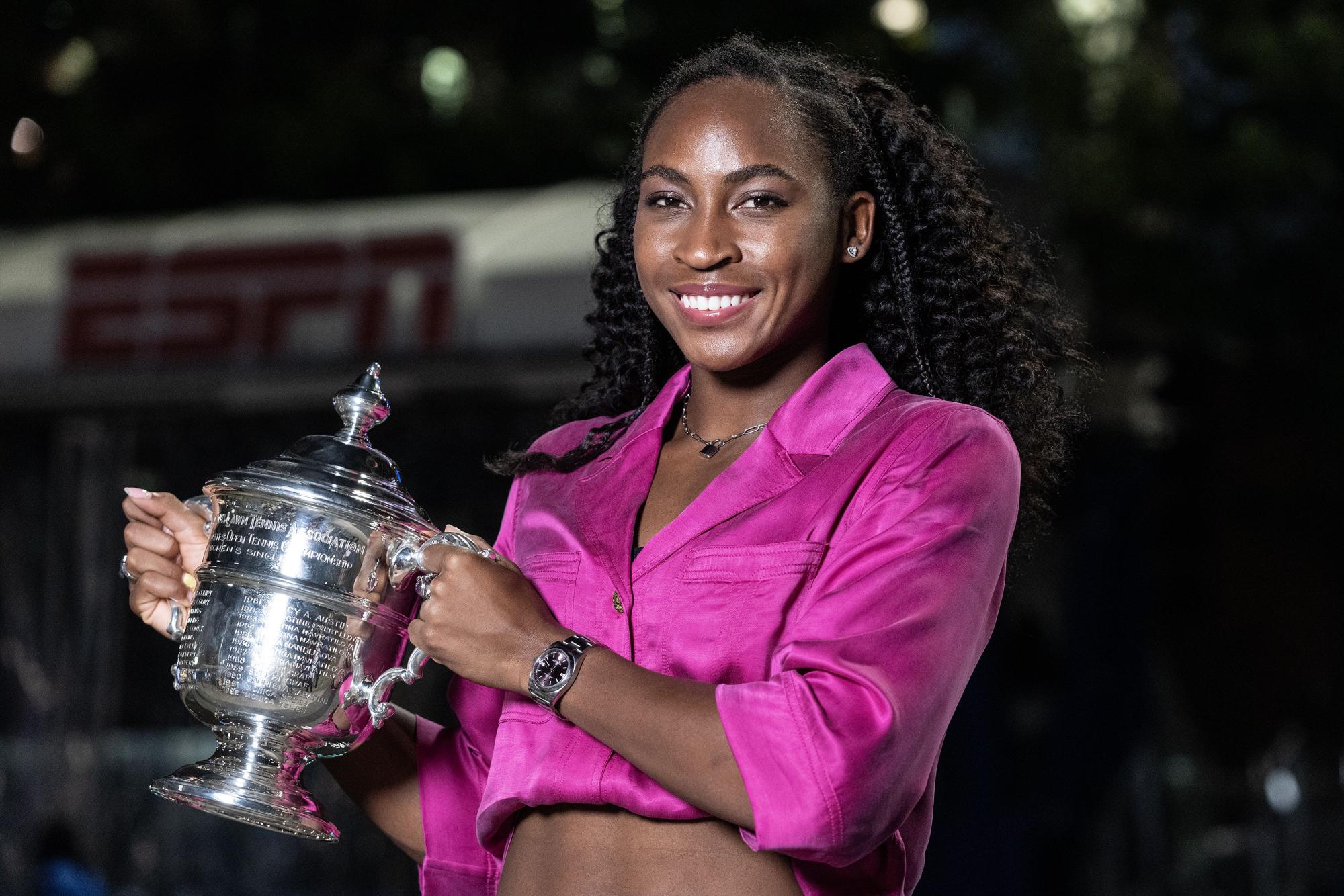 $!Coco Gauff, la joven prodigio del tenis estadunidense, lista para brillar en su primeros Juegos Olímpicos en París.