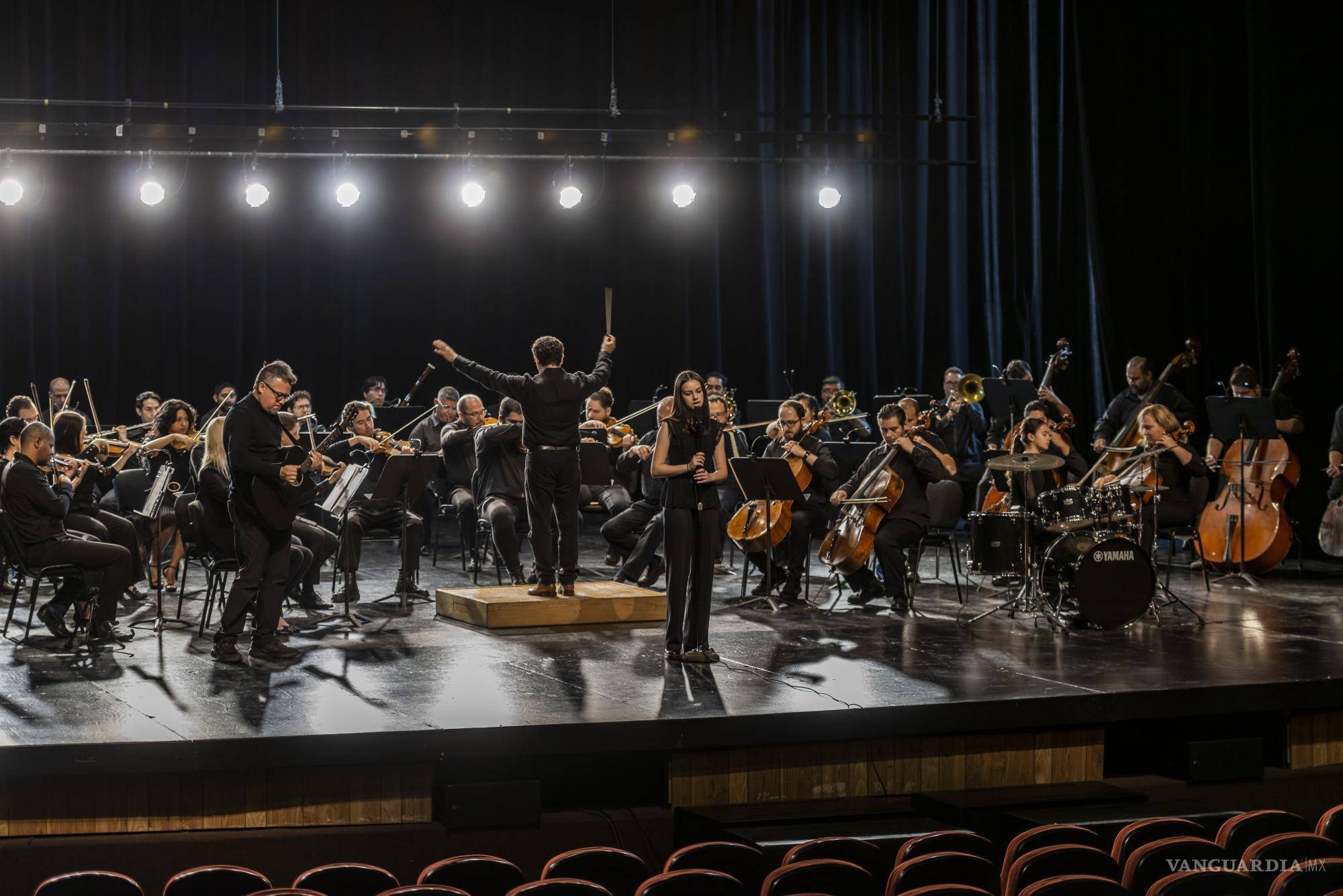 $!La Orquesta Filarmónica del Desierto fue un elemento clave para la realización.