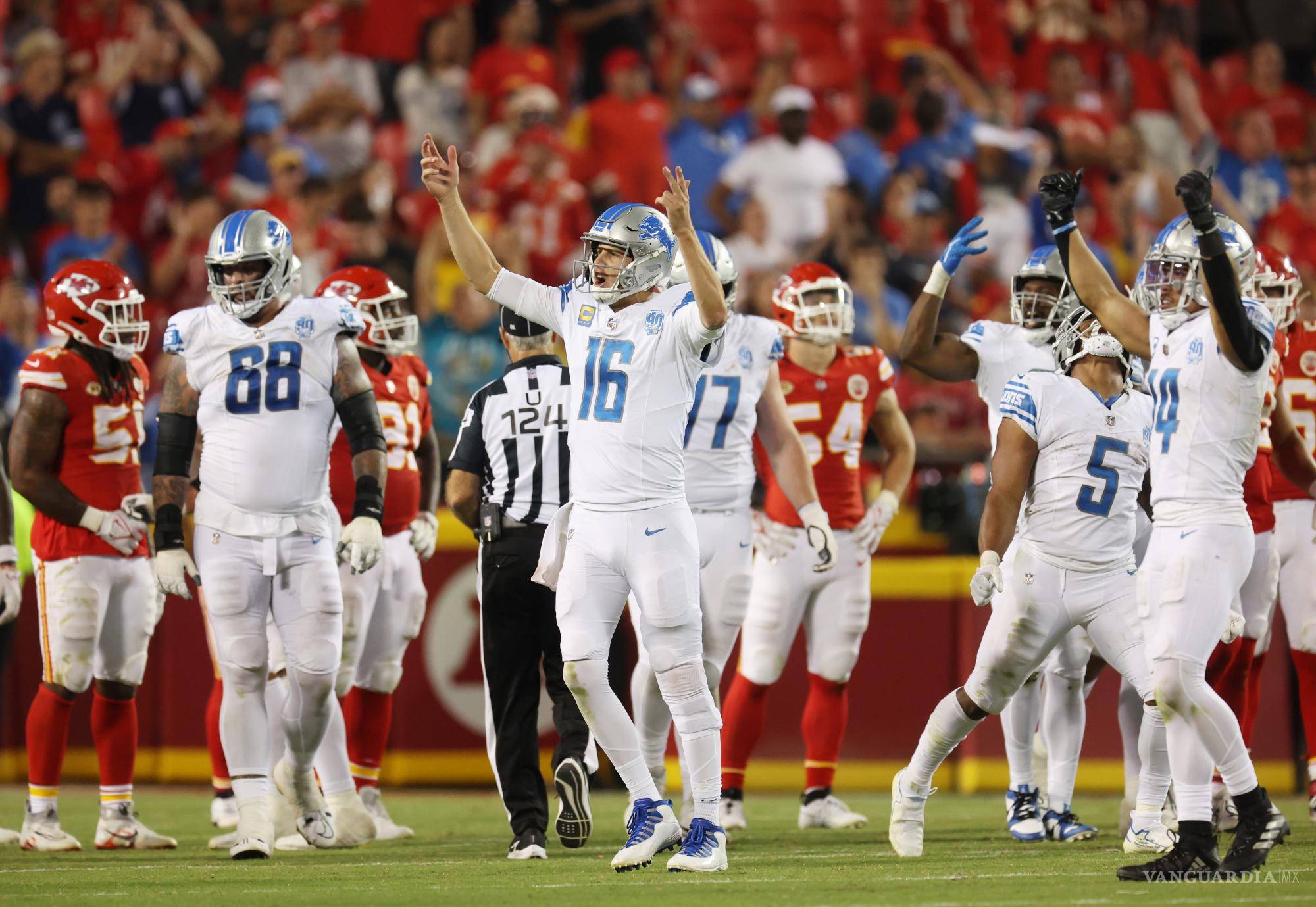 $!El primer duelo de la Temporada fue derrota para Kansas City, quienes cayeron ante los Lions.