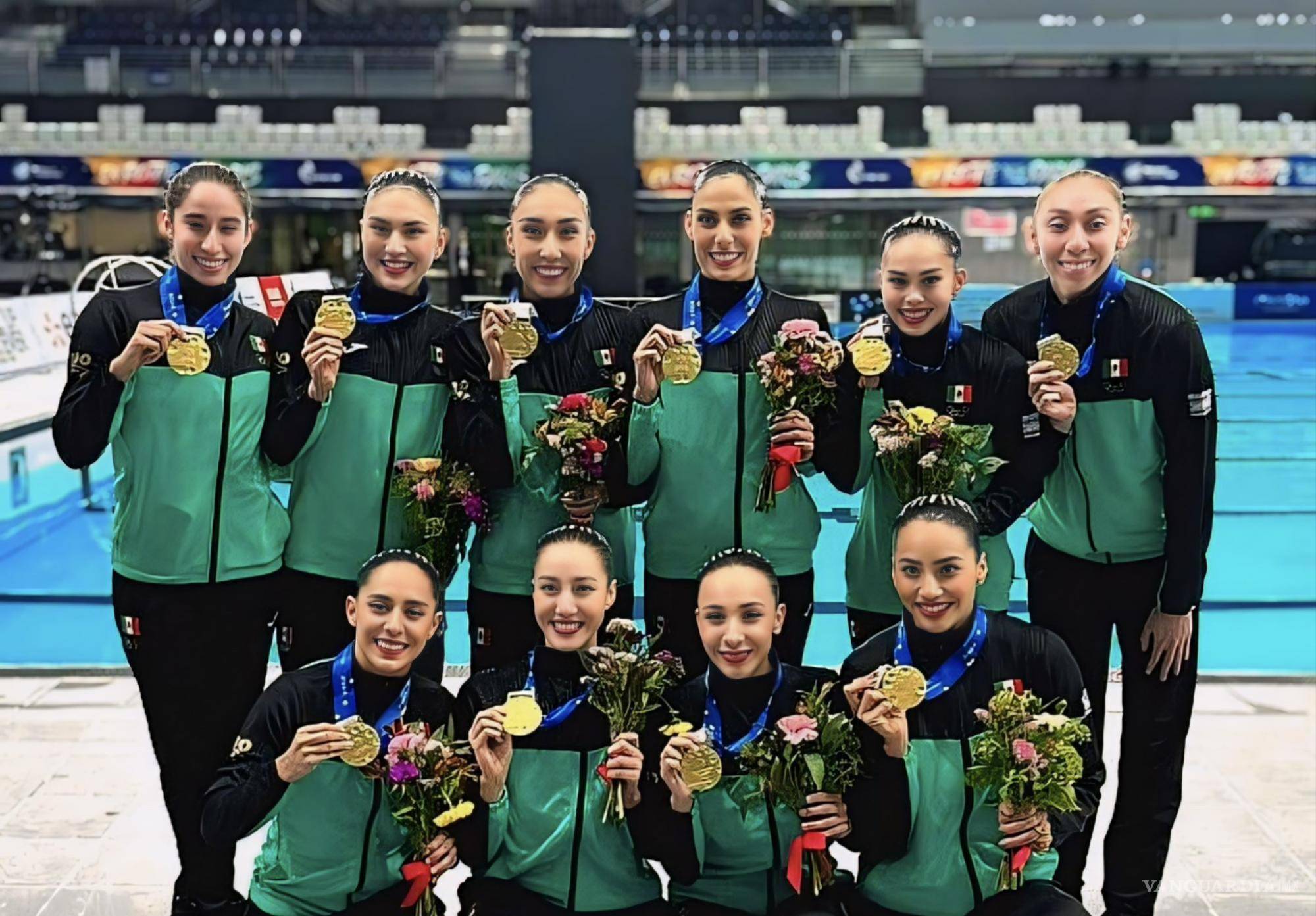 $!Las seleccionadas de nado sincronizado son las favoritas para ganar el oro.