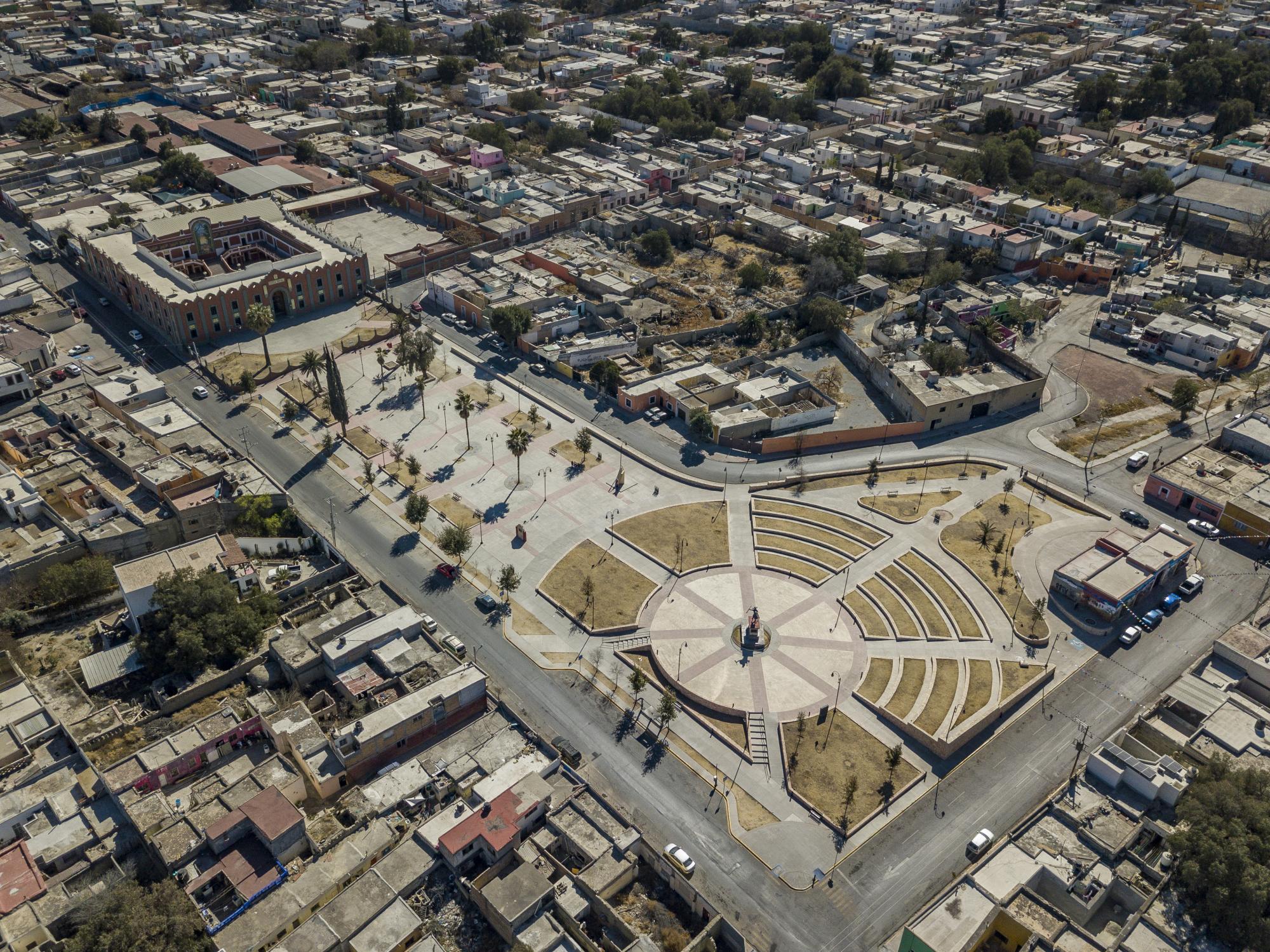 $!Así luce actualmente la Plaza Coahuila en la Zona Centro.