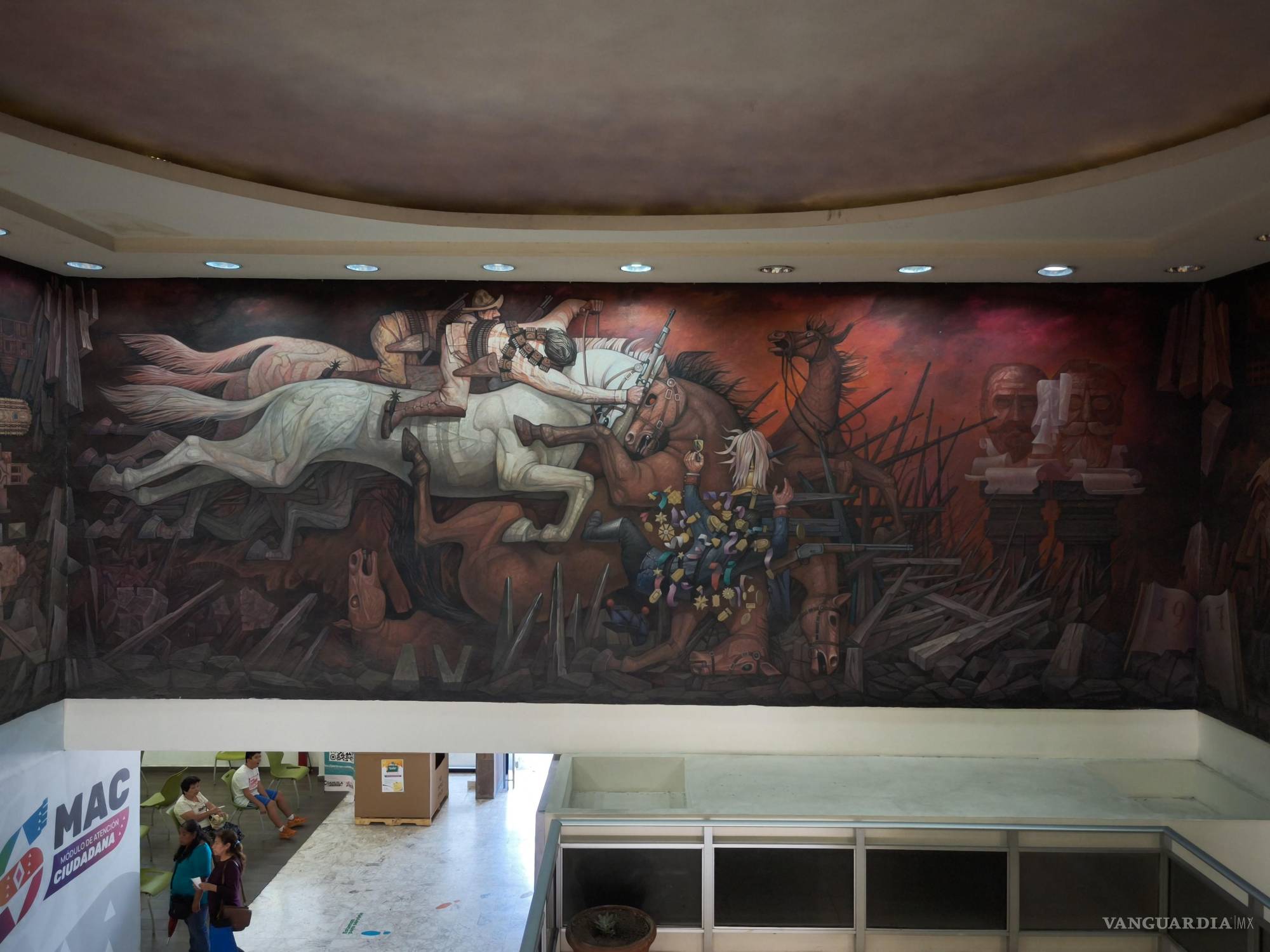 $!Trilogía de Saltillo. Jorge González Camarena. 1980. Categoría: Historia. Presidencia Municipal de Saltillo.