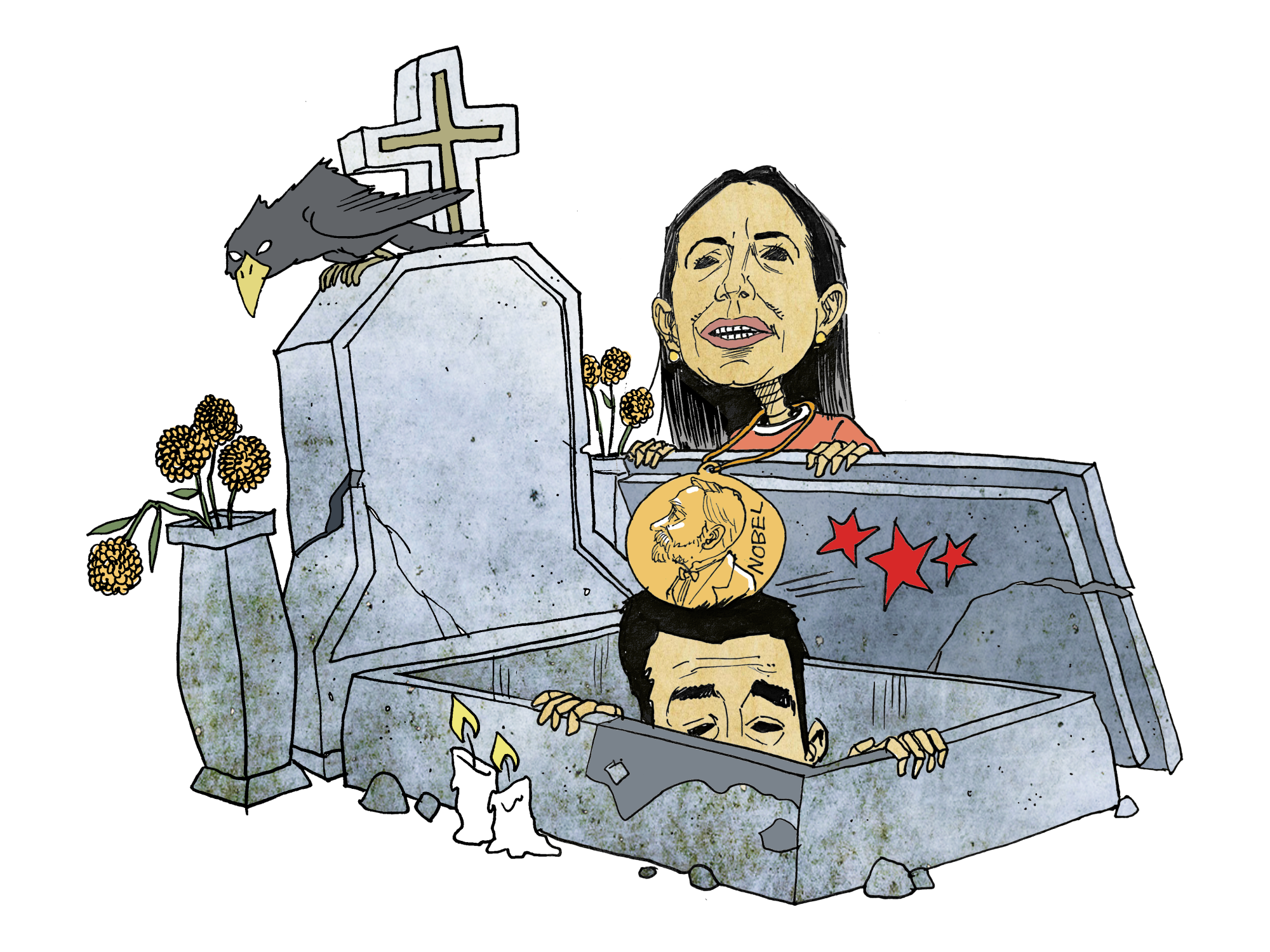 $!Calaveras 2025: Sheinbaum en silencio, Manolo vaquero y Trump contra el mundo