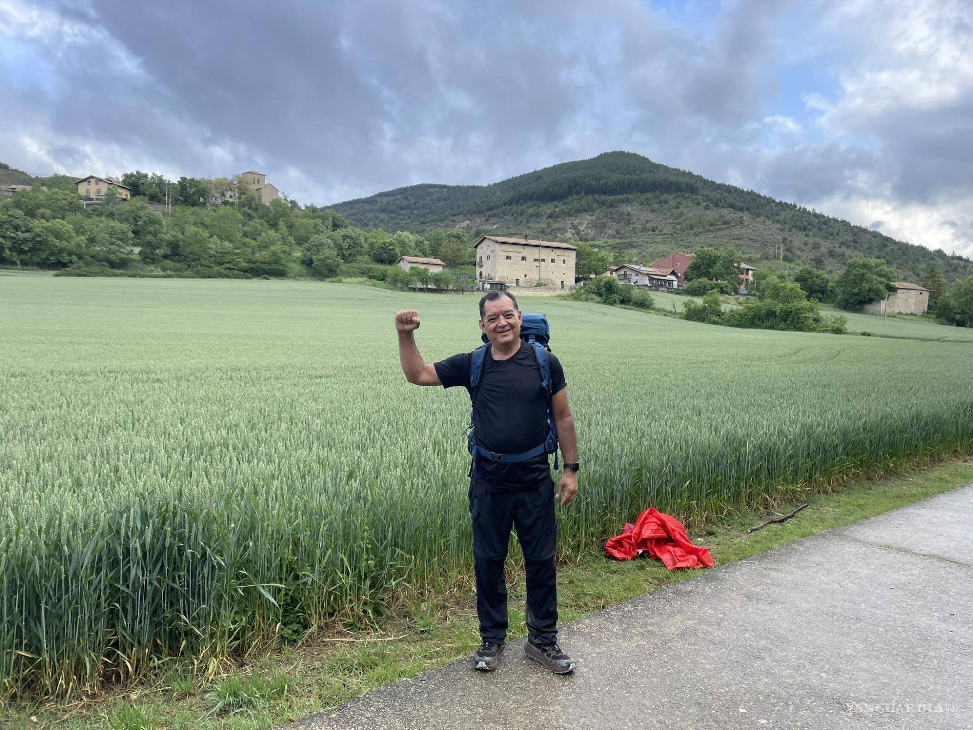 $!Don Paco, el saltillense de corazón que cumplió su sueño en el Camino de Santiago