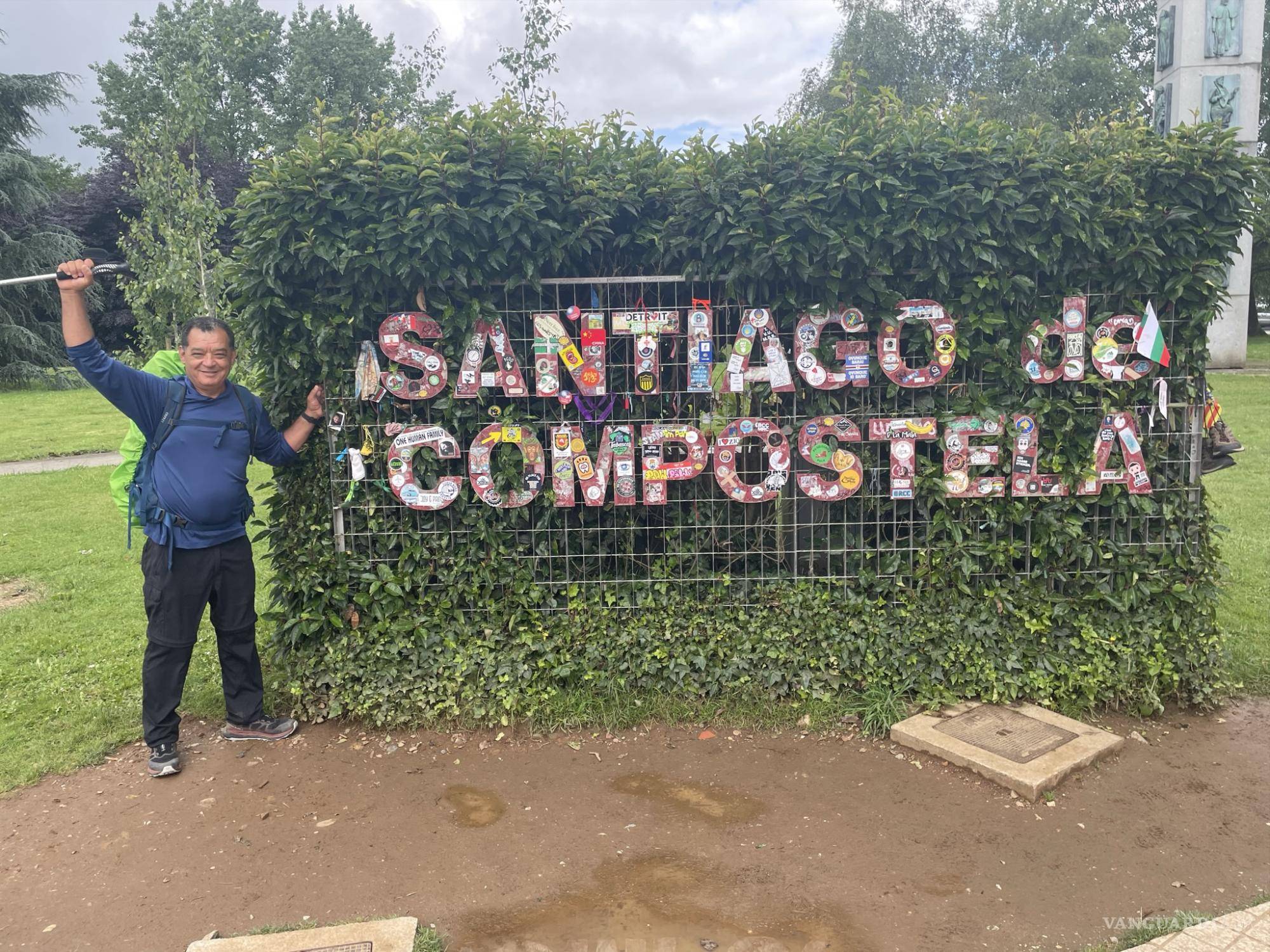 $!Don Paco, el saltillense de corazón que cumplió su sueño en el Camino de Santiago