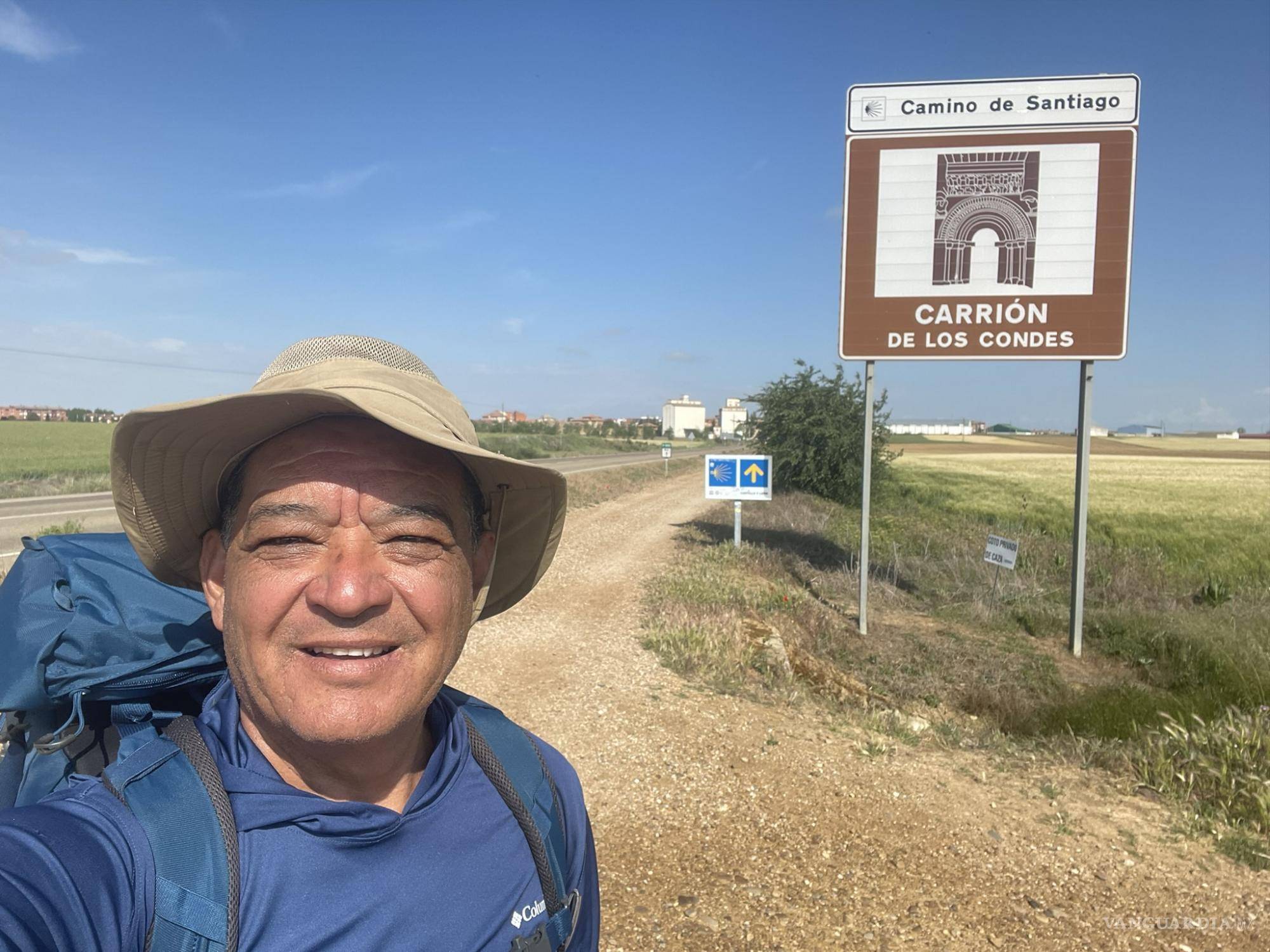 $!Don Paco, el saltillense de corazón que cumplió su sueño en el Camino de Santiago