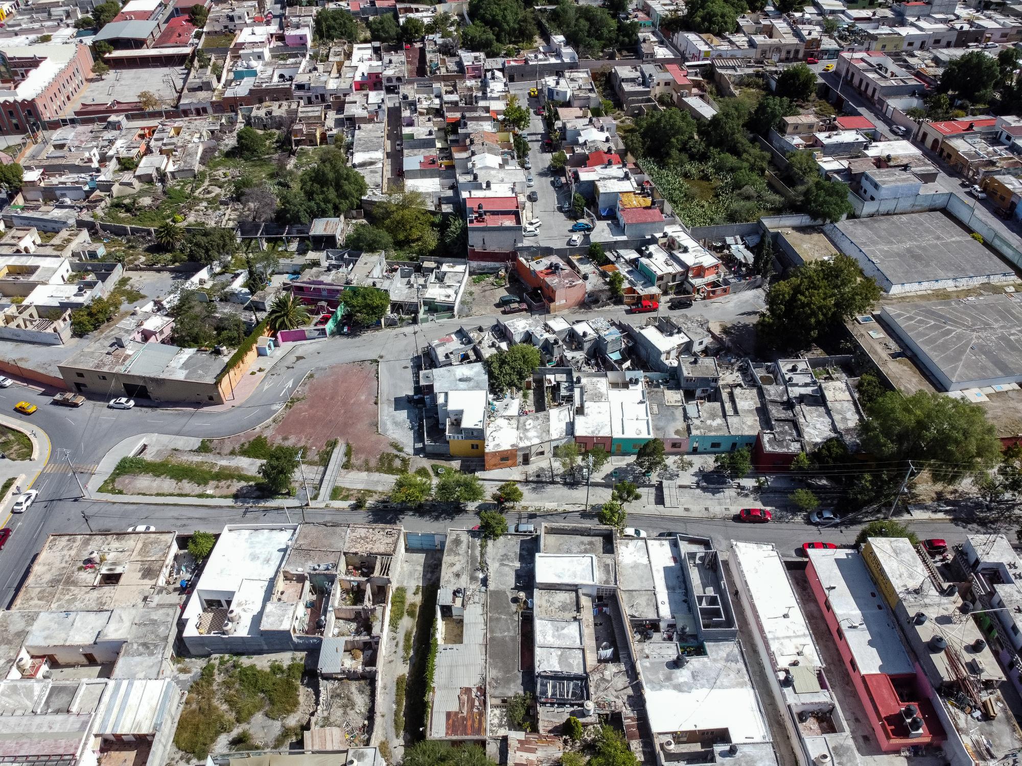 $!Vista actual de la Zona Centro de Saltillo, en los alrededores del barrio Águila de Oro.