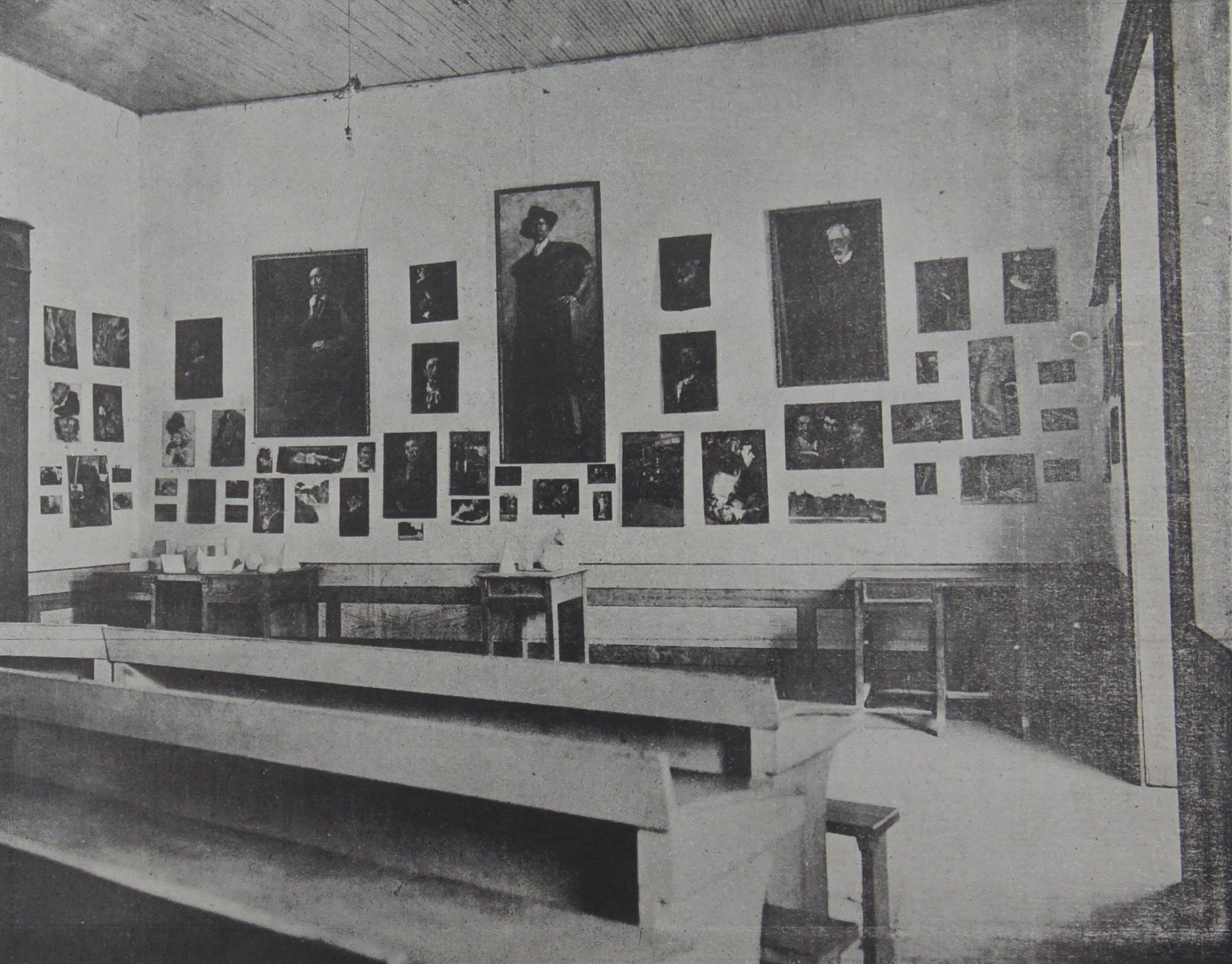 $!El salón de dibujo del Ateneo Fuente del maestro Rubén Herrera.