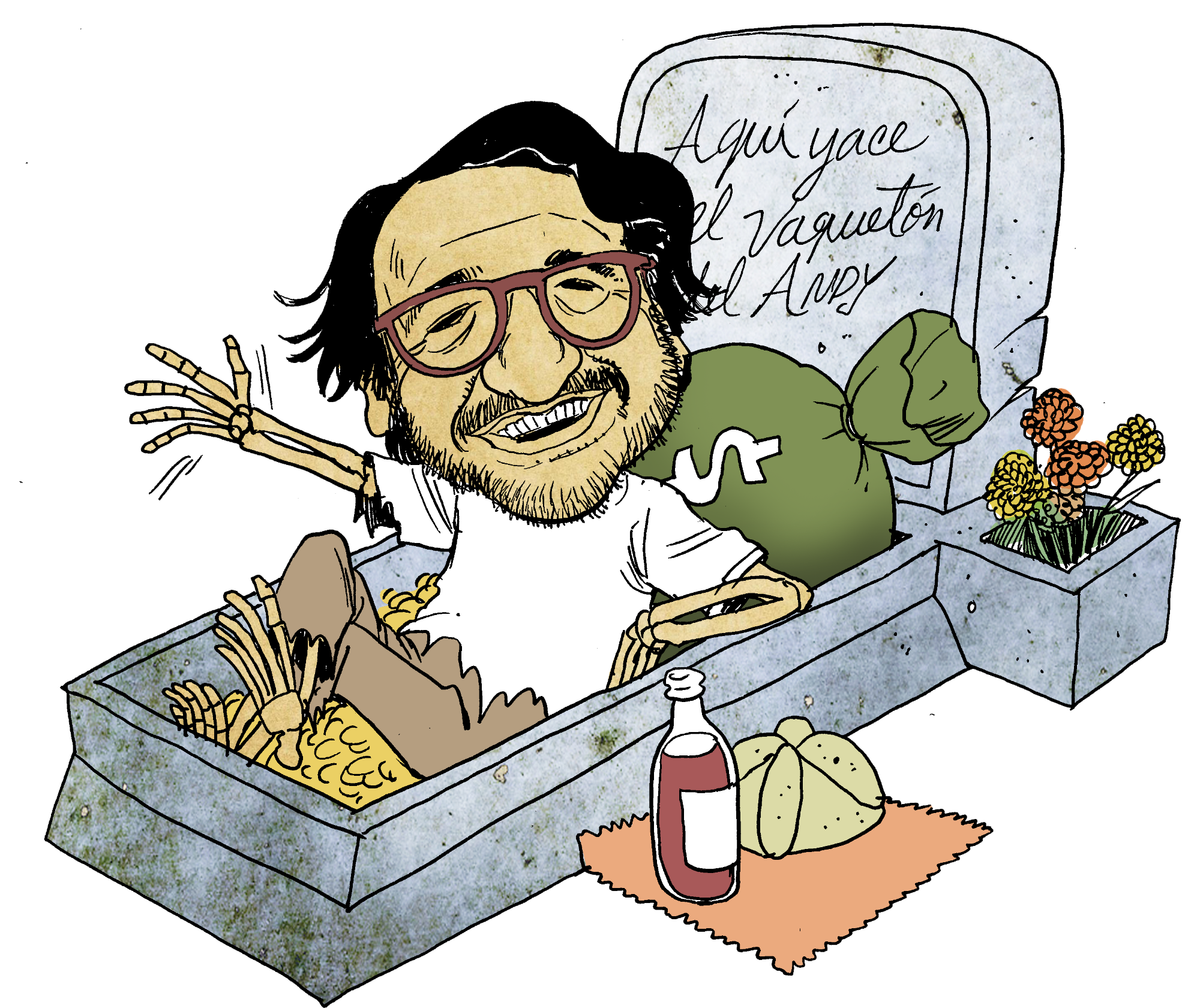 $!Calaveras 2025: Sheinbaum en silencio, Manolo vaquero y Trump contra el mundo