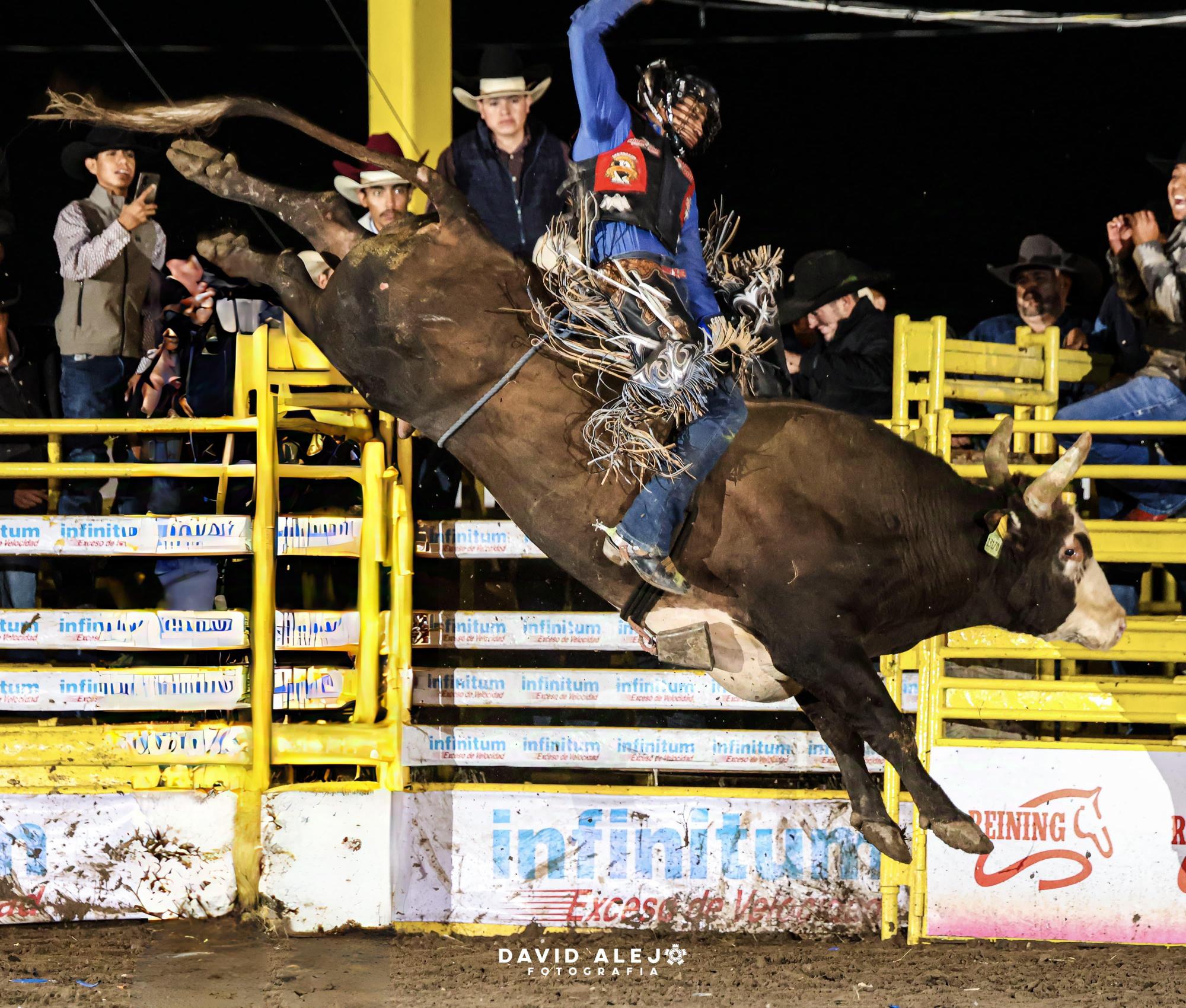 $!El saltillense participó a mediados de octubre en el Festival Rodeo Saltillo como uno de los favoritos en la monta de toros.