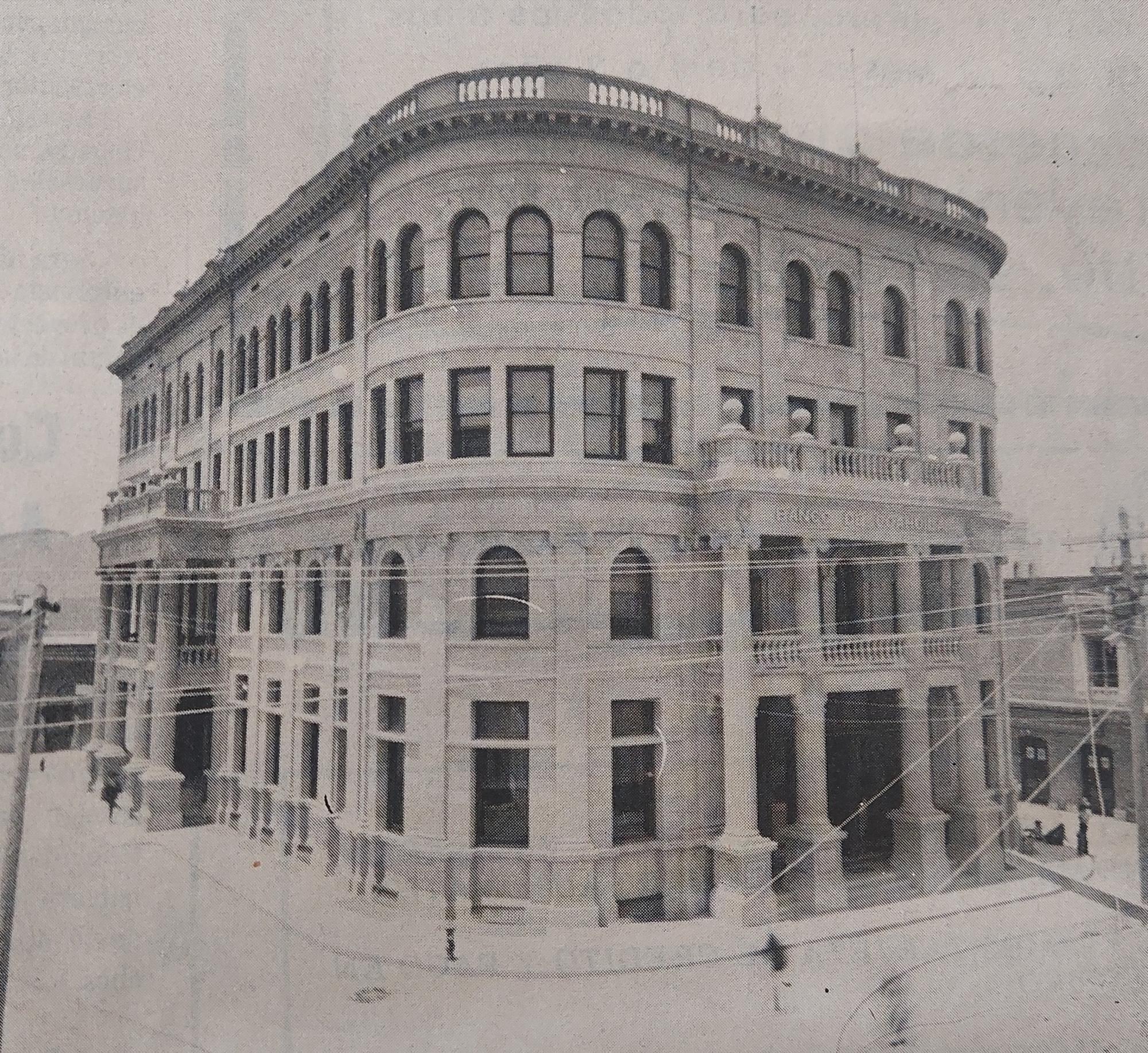 $!Fachada del edificio inaugurado en 1902.