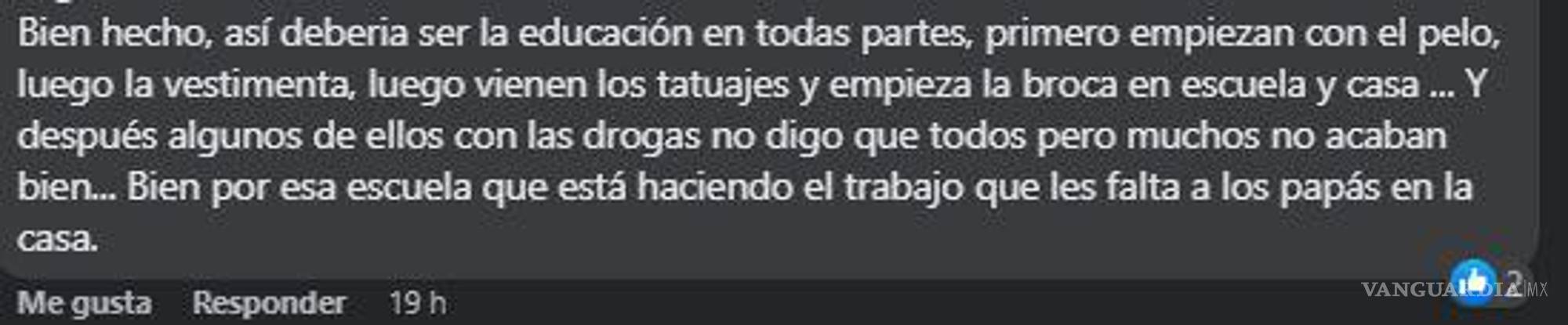 $!Otros mencionaron desagrado por el tipo de corte, el cual es denominado mullet, que se caracteriza por ser corto del frente y lados para dejar paso a una cabellera larga por detrás de la cabeza.