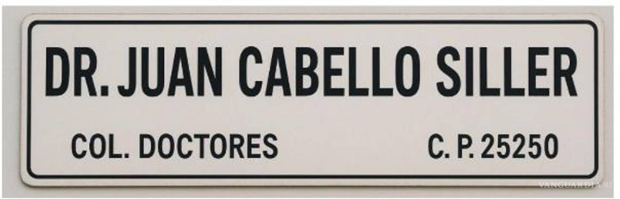 $!Una calle de la colonia Doctores, de esta ciudad, lleva el nombre del médico ilustre.