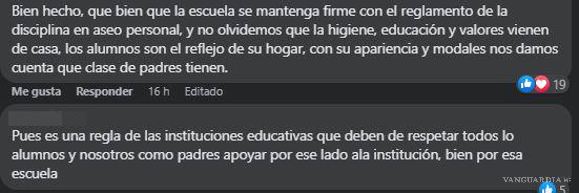 $!A partir del 2022 los padres de familia y menores obtuvieron el permiso de que los estudiantes accedan al plantel con cabello largo o teñido.