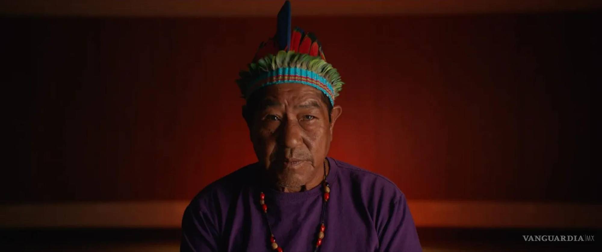 $!Un indígena brasileño que aparece en el documental ‘El Silencio de la Tierra’.