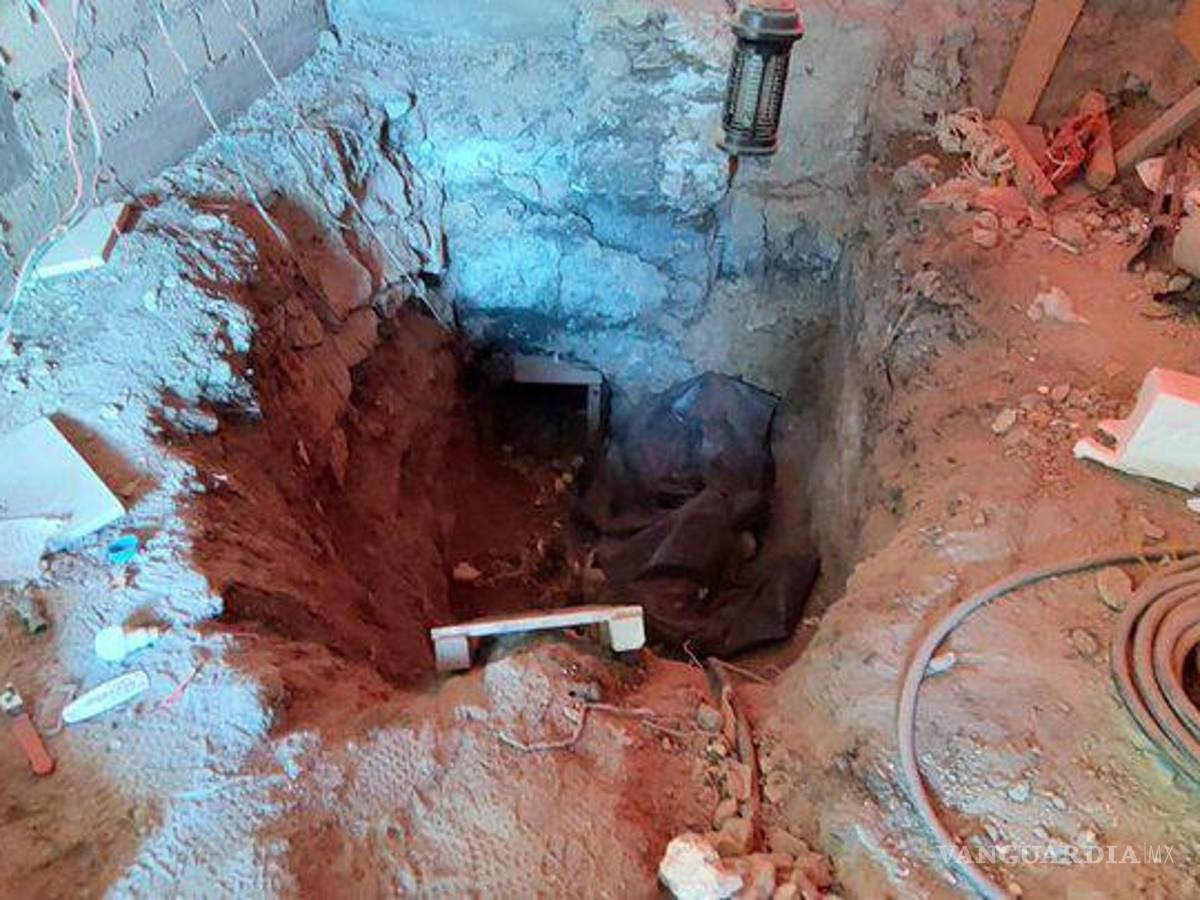 $!Se ubicó un área de excavación de tres metros de profundidad y cuatro de diámetro