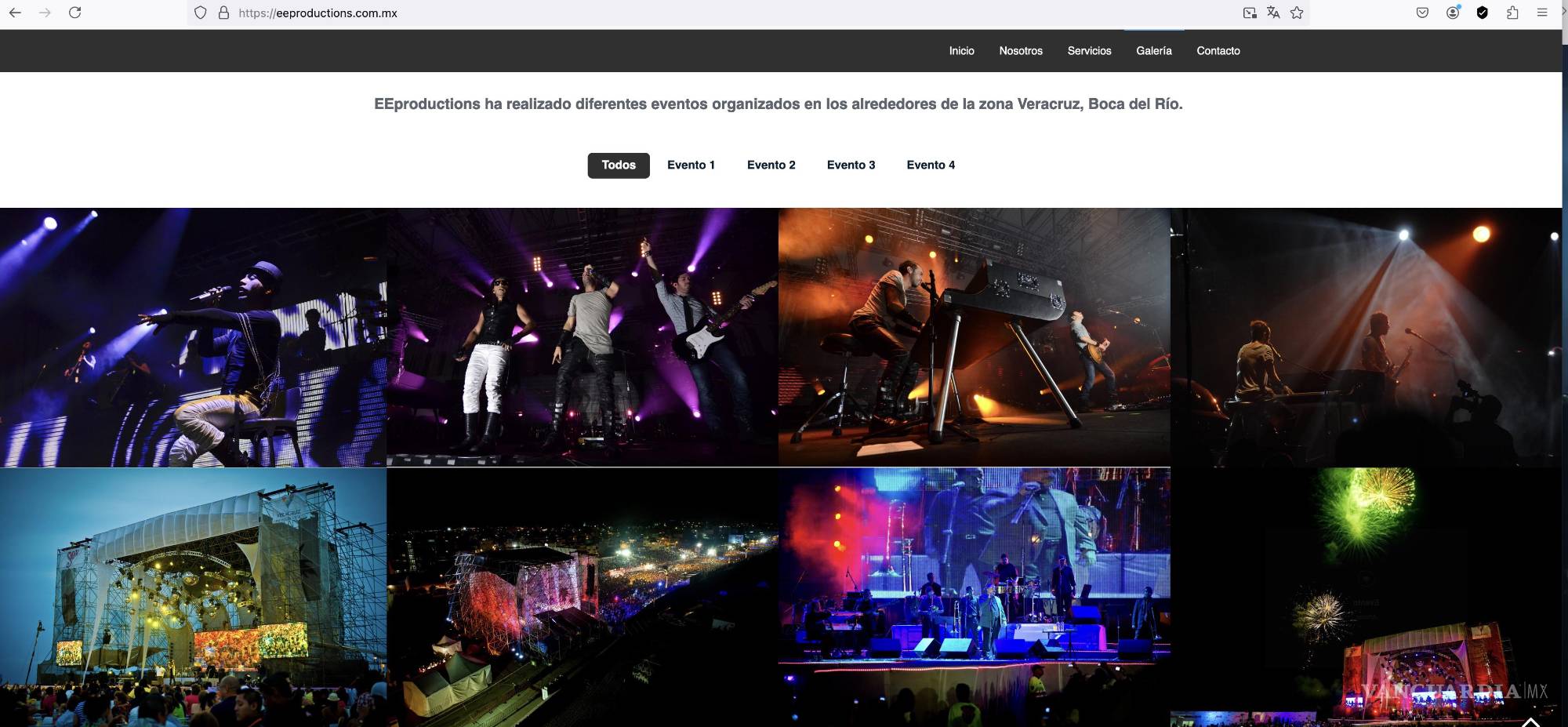 $!E&amp;E Productions fue incluida en el listado de EFOS definitivas del SAT, para el que había trabajado años anteriores. Como la firma ya no puede facturar, actualmente su socio principal realiza las mismas actividades que hacía con la compañía y sigue obteniendo contratos públicos. Incluso su página web sigue activa.