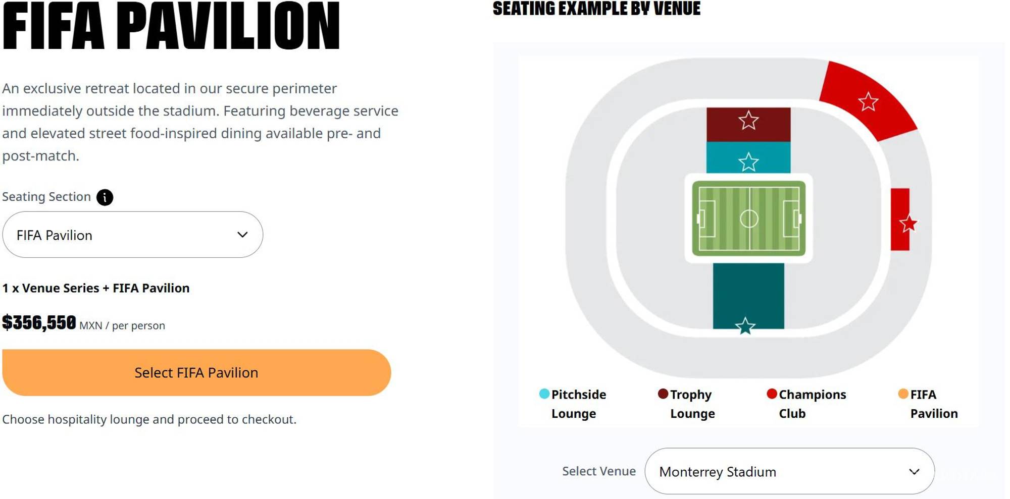$!El Venue Series del Mundial 2026 reúne todos los partidos de una misma sede en un solo paquete hospitality, con acceso preferente y beneficios premium para vivir la experiencia completa del estadio.