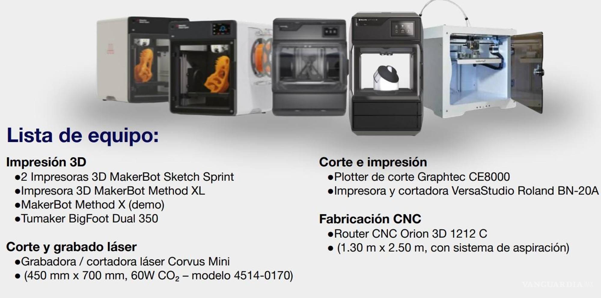 $!El FabLab Carolina representa una inversión de 5 millones de pesos en infraestructura y equipamiento.