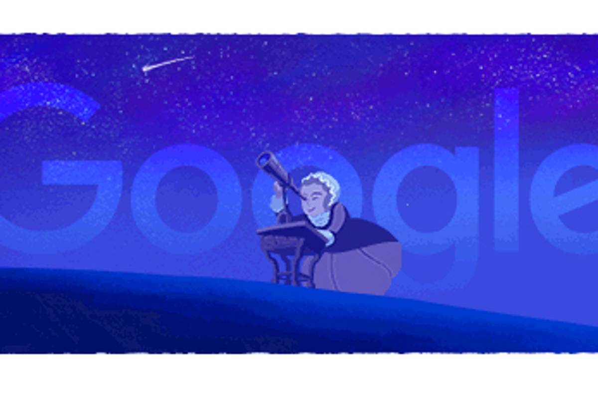 Google recuerda con doodle a la astrónoma Caroline Herschel