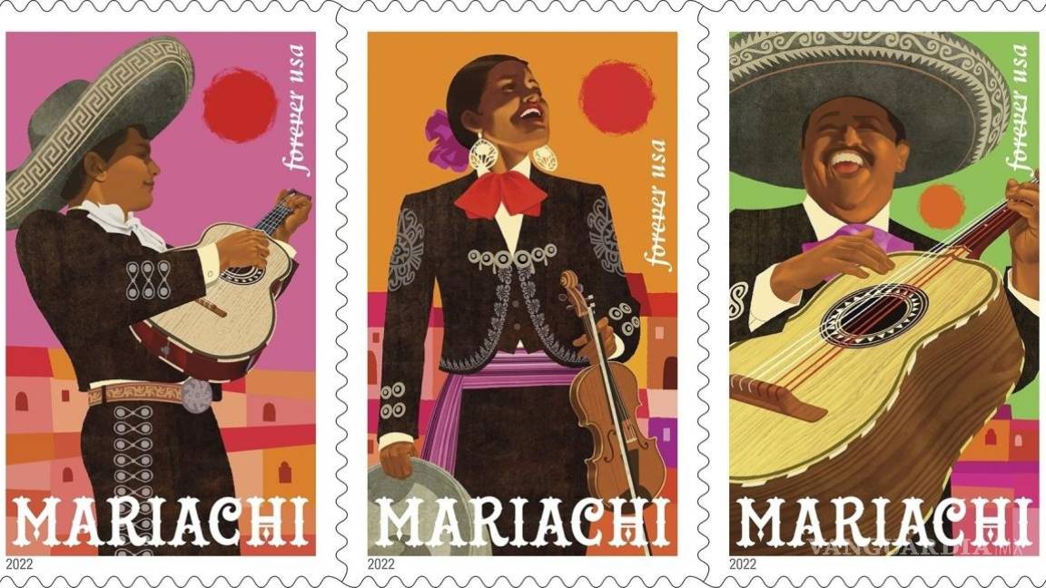 Servicio Postal de Estados Unidos pondrá en circulación timbres de mariachis