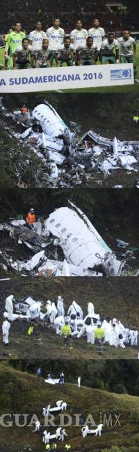 $!Cimbra al mundo del fútbol la tragedia aérea de Chapecoense