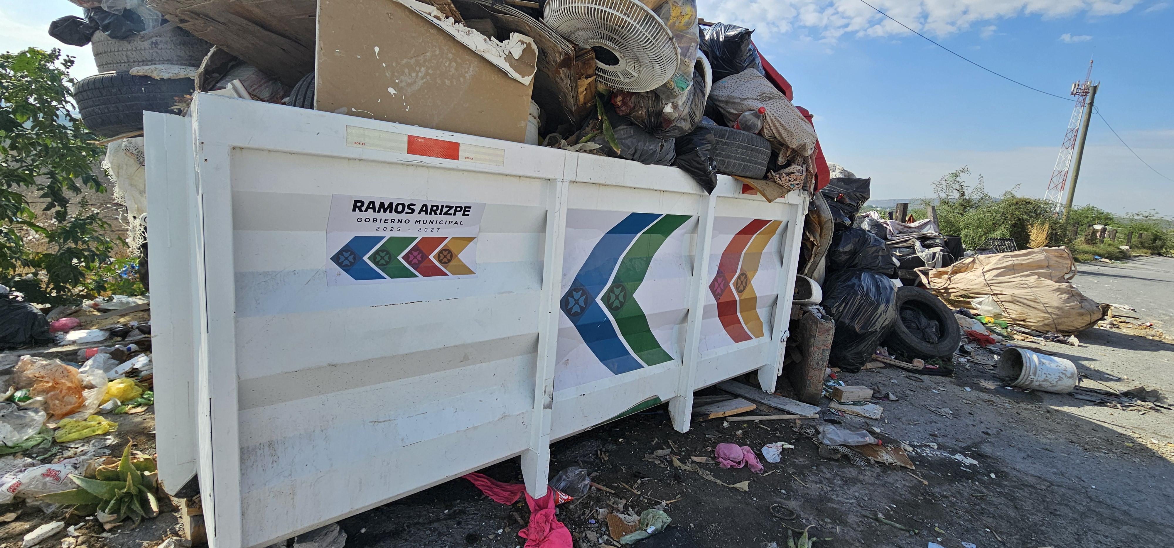 Refuerzan limpieza en Ramos Arizpe; aplicarán multas de 10 mil pesos por tirar basura