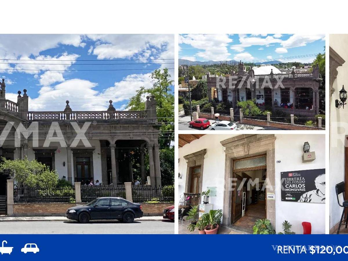 $!¿Se va la librería Carlos Monsiváis de Saltillo? Inmobiliaria pone en renta edificio