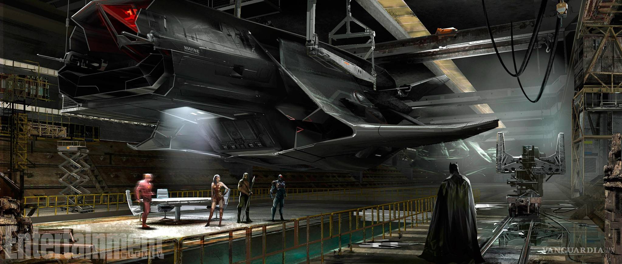 $!Vean el nuevo vehículo de Batman en “La Liga de la Justicia”