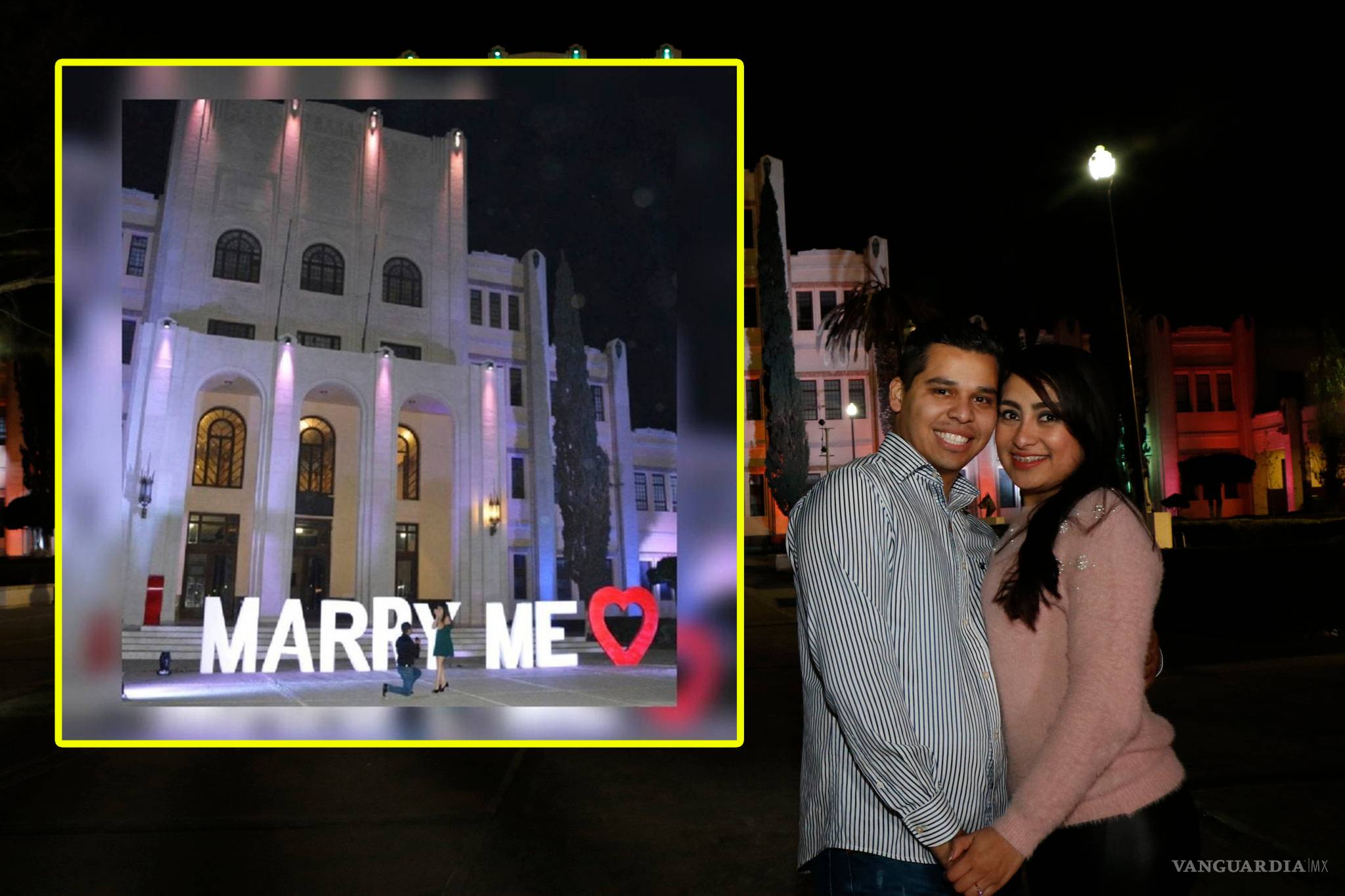 En Día de San Valentín te presentamos la historia detrás de la propuesta de matrimonio en el Ateneo Fuente en Saltillo
