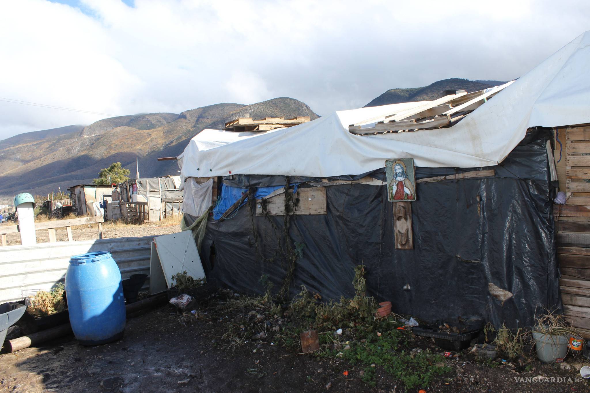 $!'No tenemos con qué quitarnos el frío'