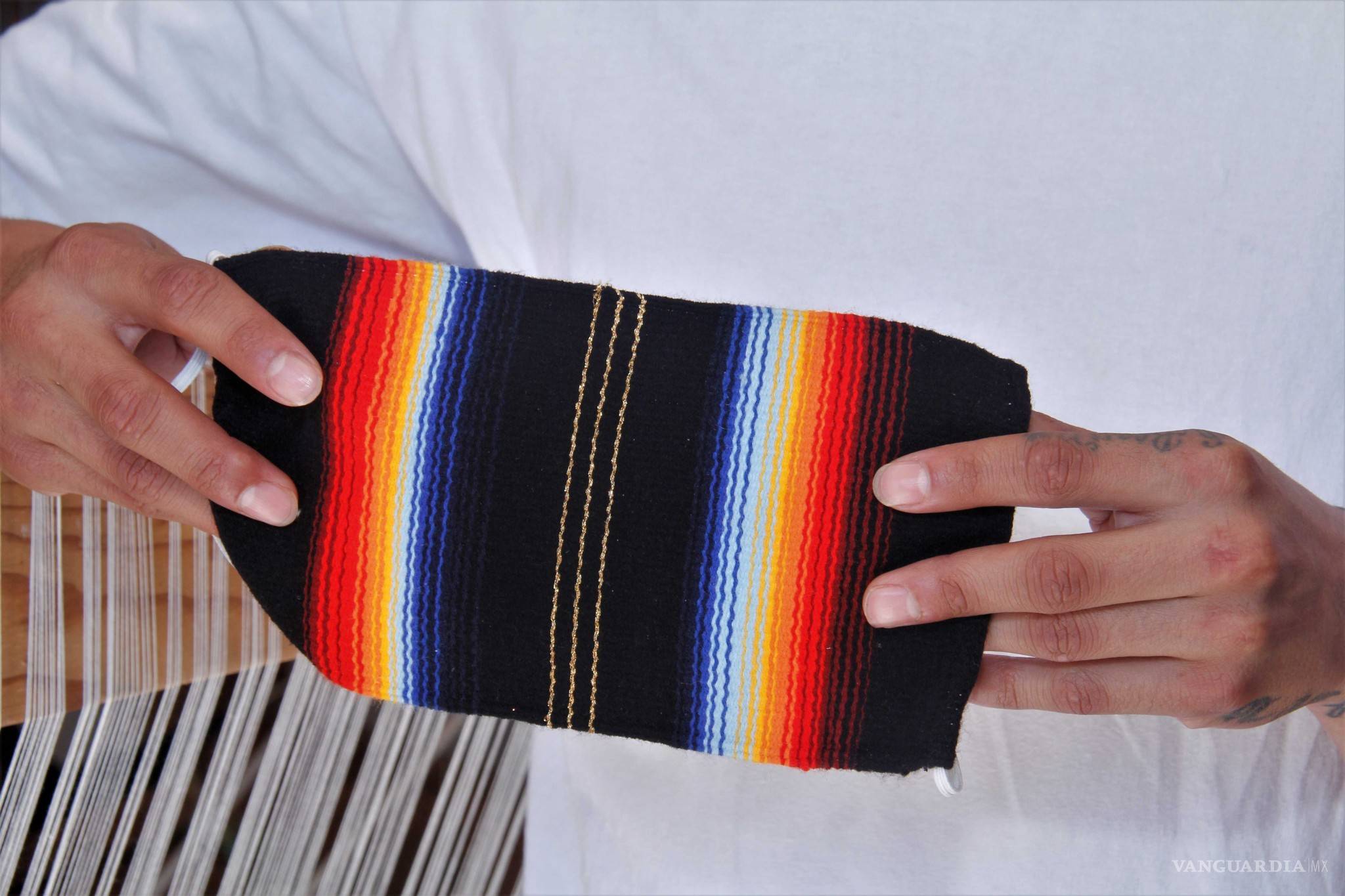 $!Conoce los cubrebocas saraperos, protección con un estilo tradicional, hechos en Saltillo