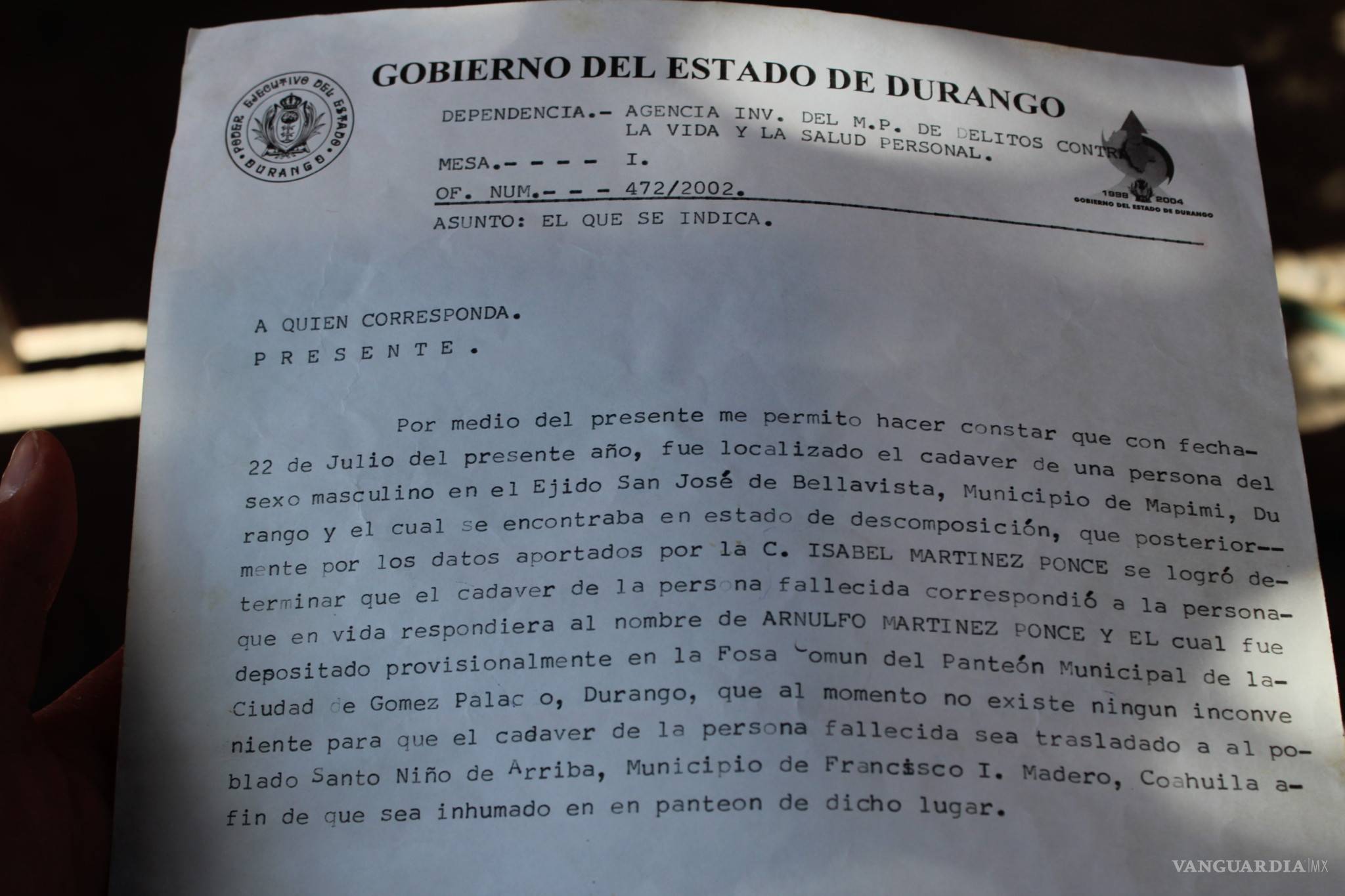 $!Lo dieron por muerto, lo lloraron, lo enterraron y 14 años después... ¡Aparece!
