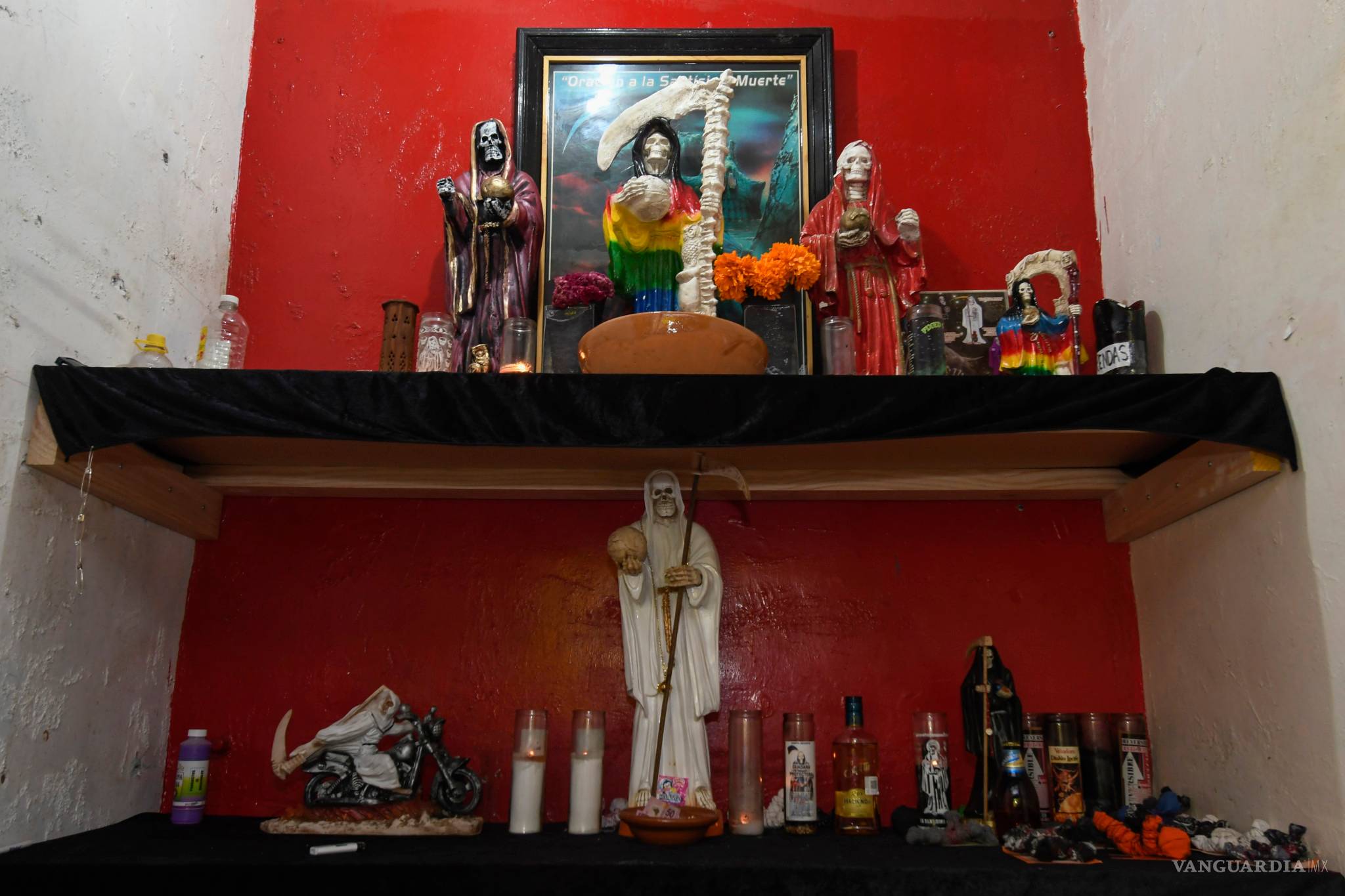 $!La 'Santa Muerte' tiene su 'reino' en Saltillo entre cantinas y taquerías