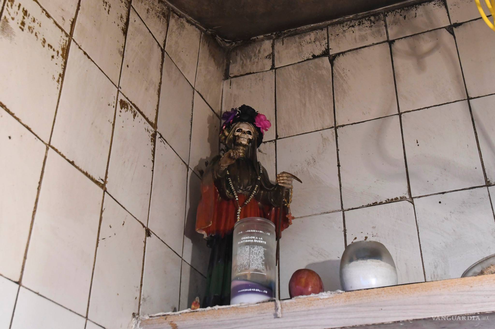$!La 'Santa Muerte' tiene su 'reino' en Saltillo entre cantinas y taquerías