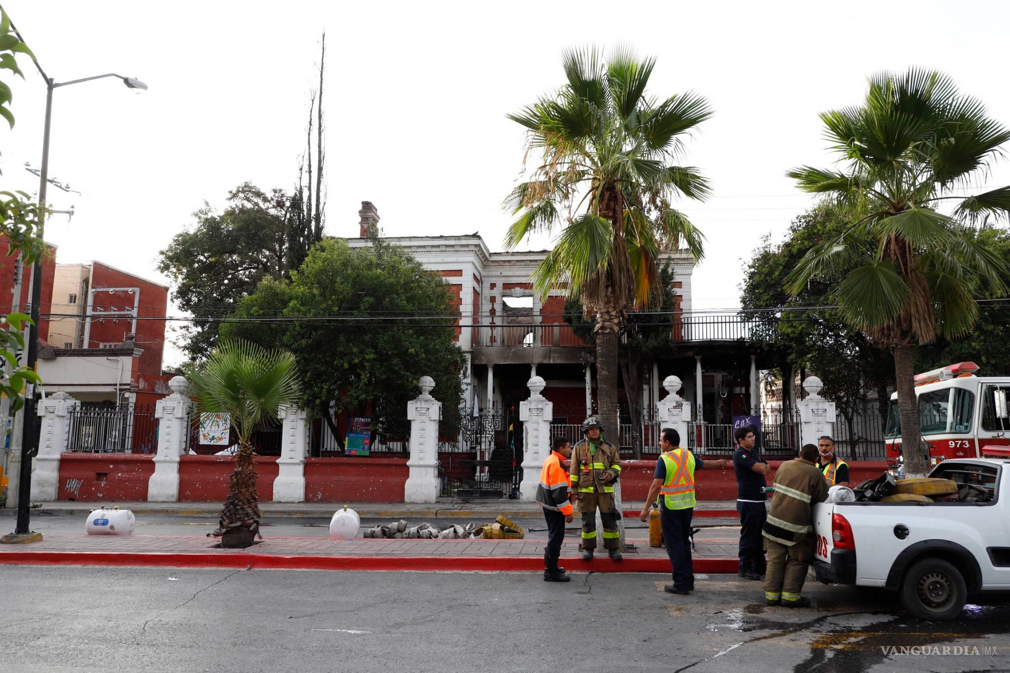 $!Tragedia en Saltillo... terrible incendio destruye la histórica Casa Alameda