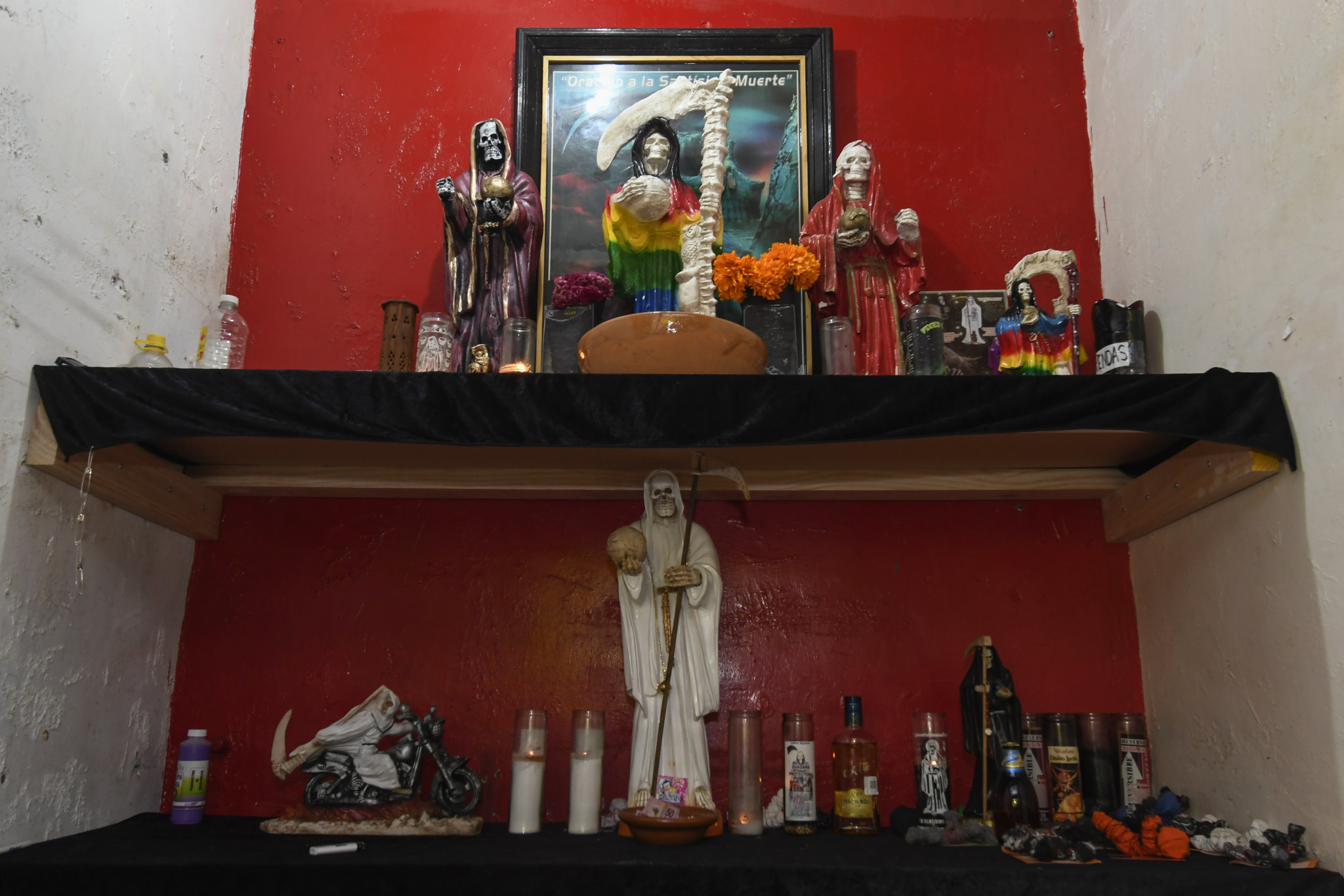 $!La 'Santa Muerte' tiene su 'reino' en Saltillo entre cantinas y taquerías