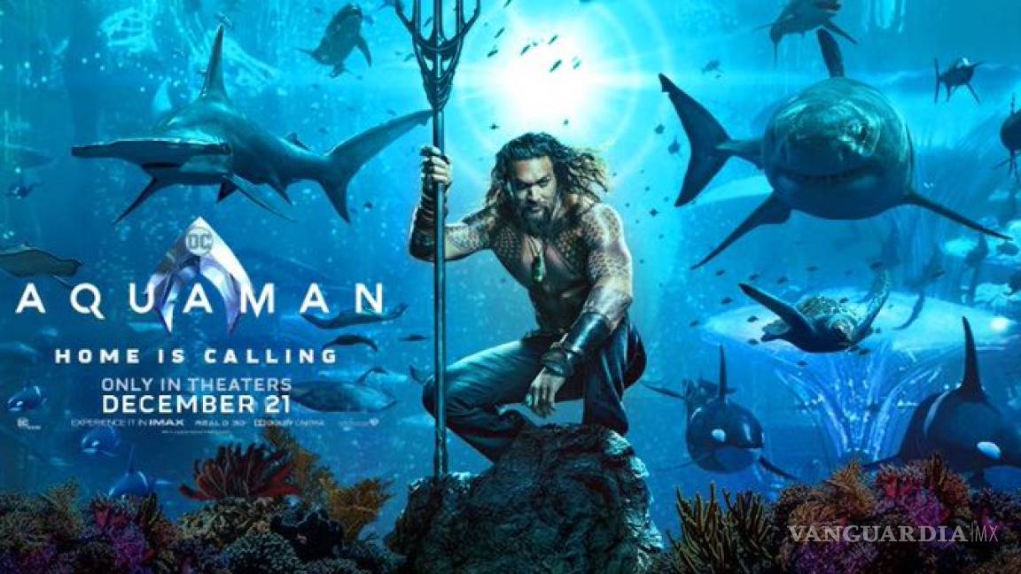 Aquaman estrena póster y anuncia su primer tráiler